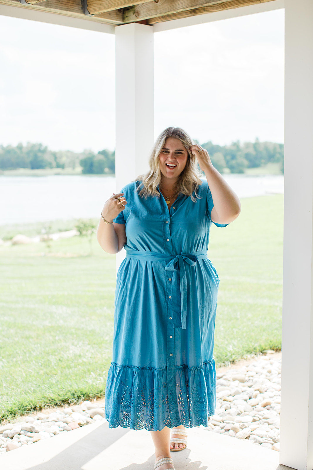 The Natalie in Blueberry Smoothie - Dress