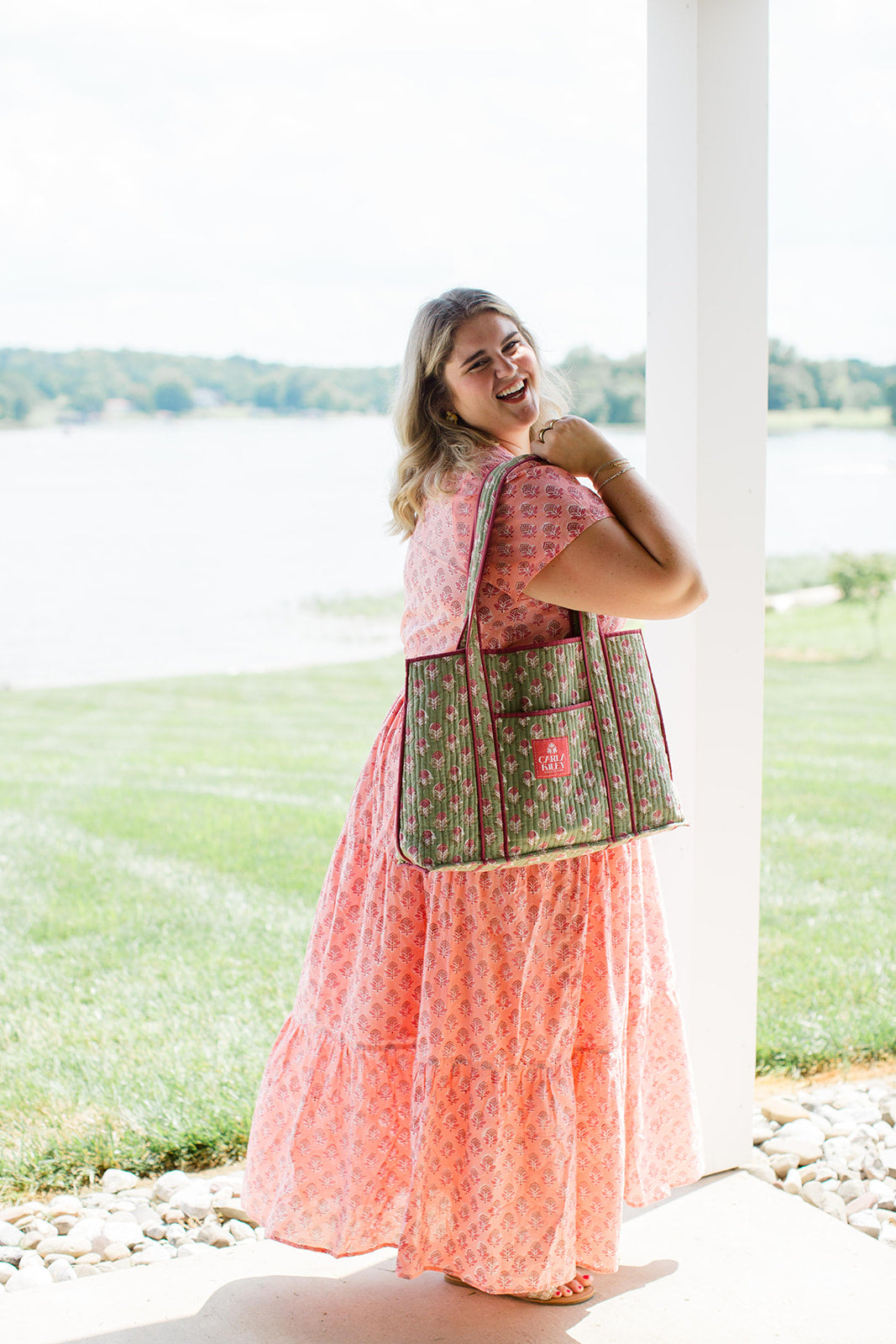 The Sarah in Peach Cobbler - Dress