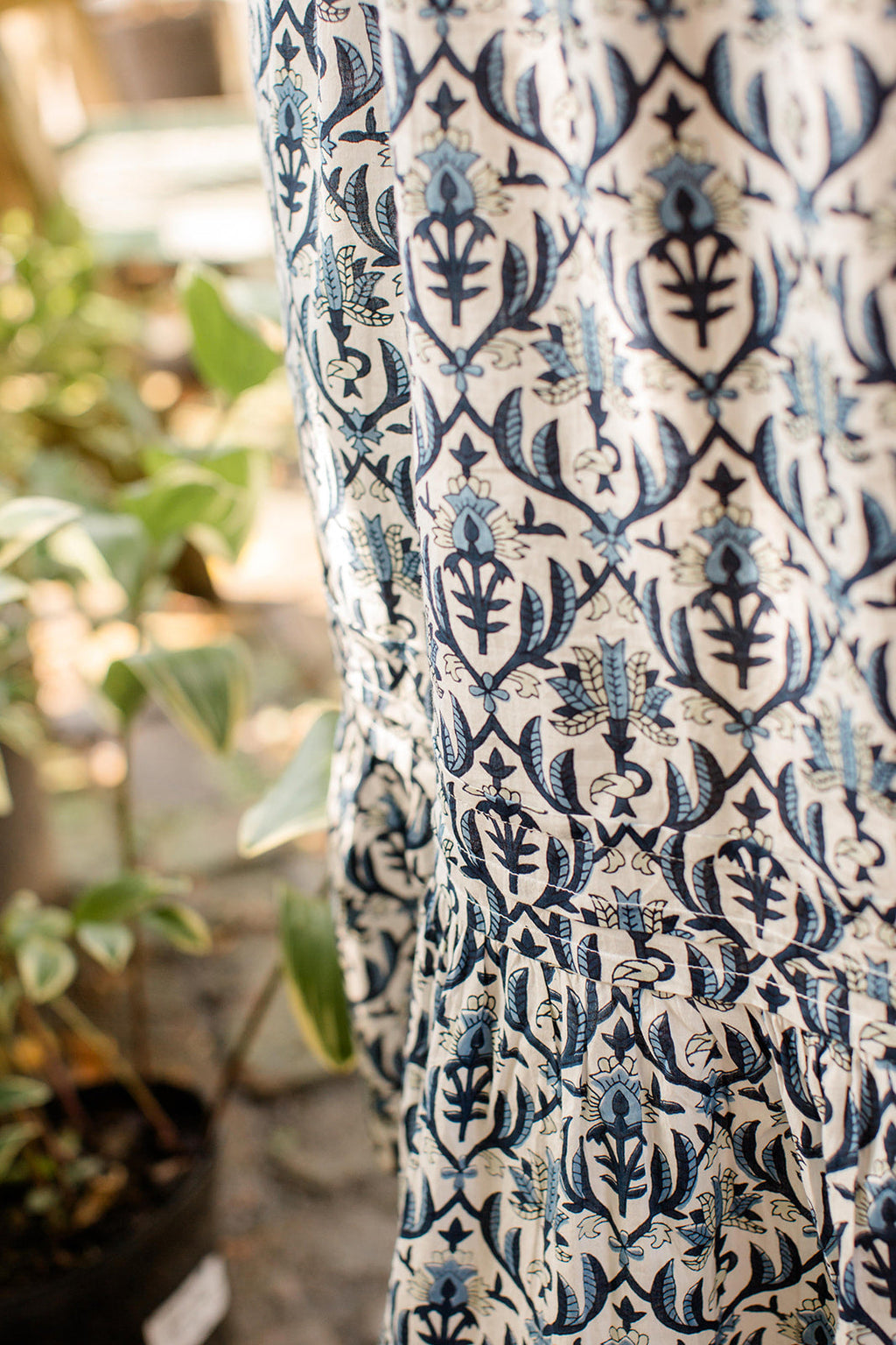 Navy Trellis - Dress