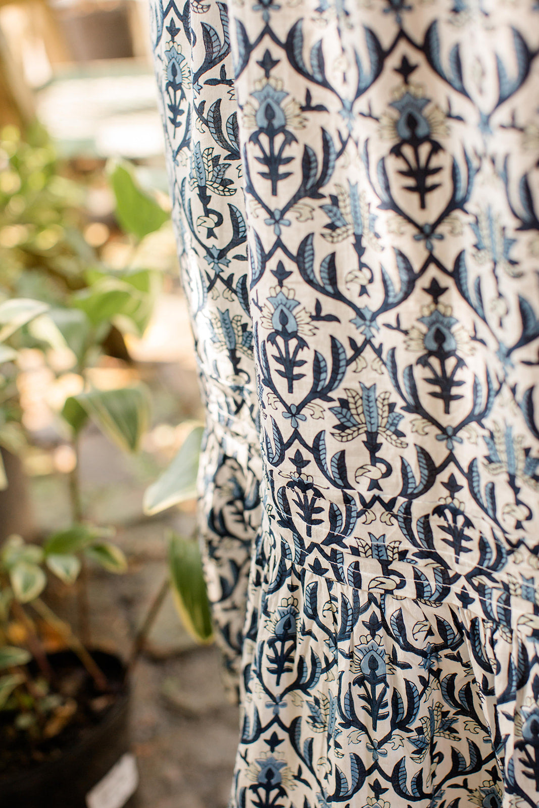 Navy Trellis - Dress