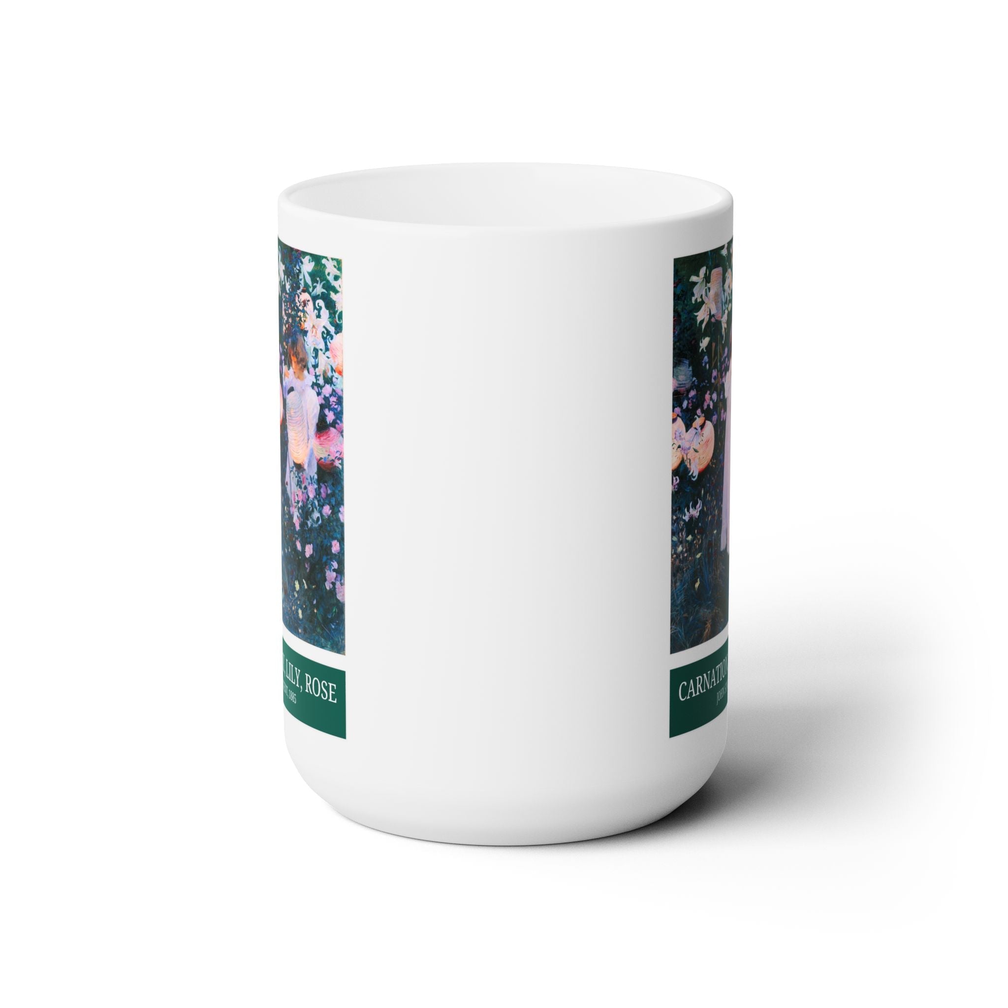 Carnation Lily Lily Rose Mug: John Singer Sargent