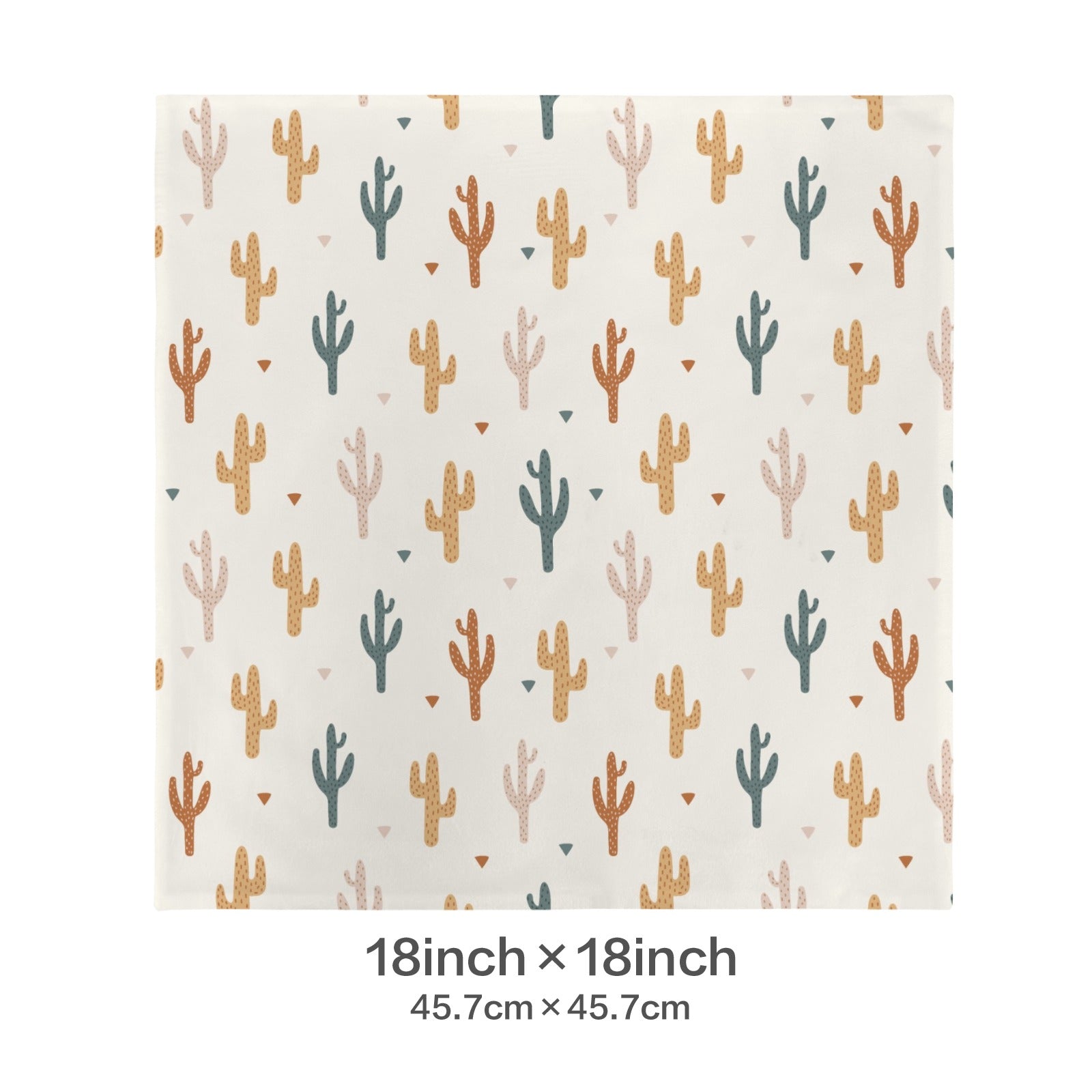 Cactus Velvety Soft Throw Pillow Case Made in America