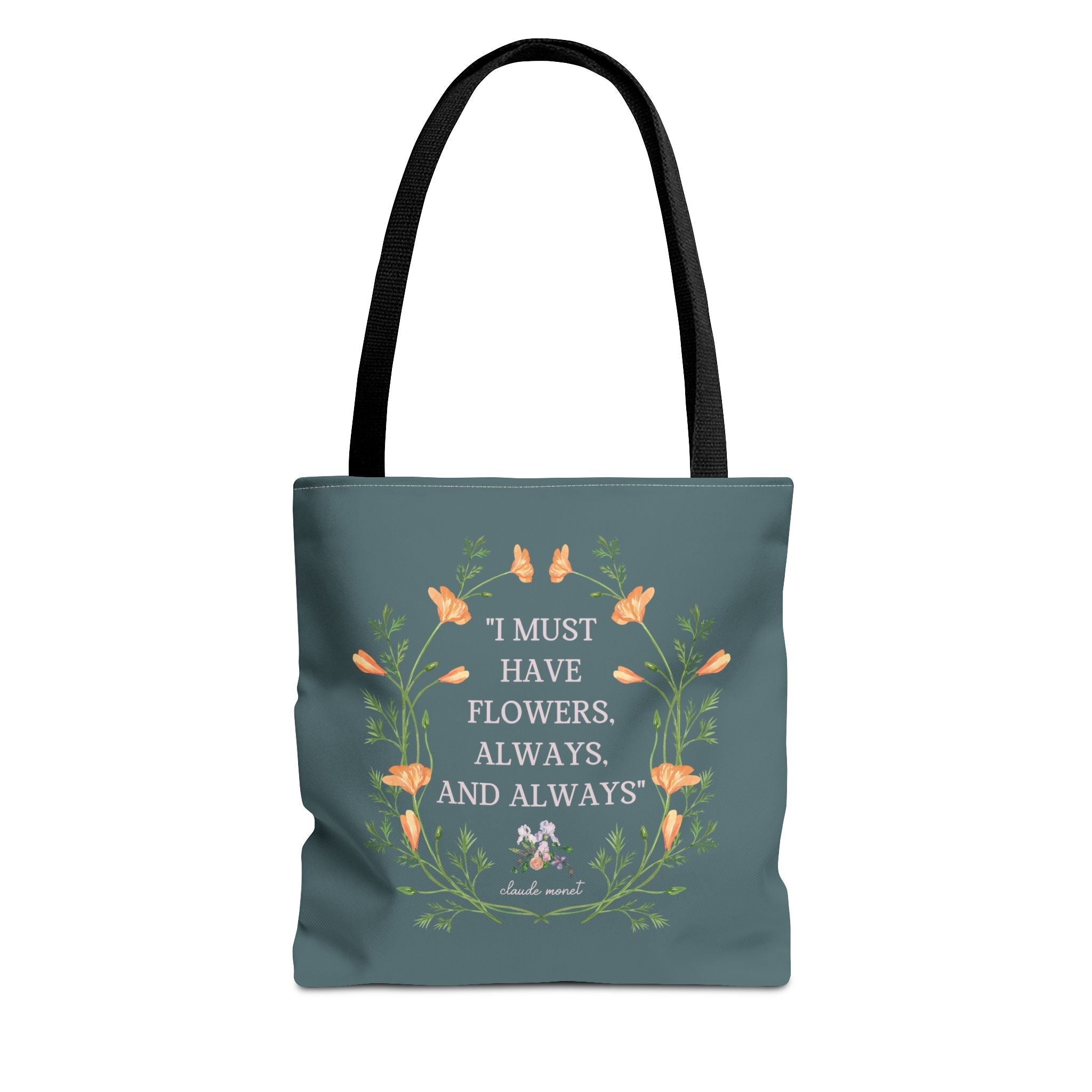 Claude Monet Tote: Must Have Flowers