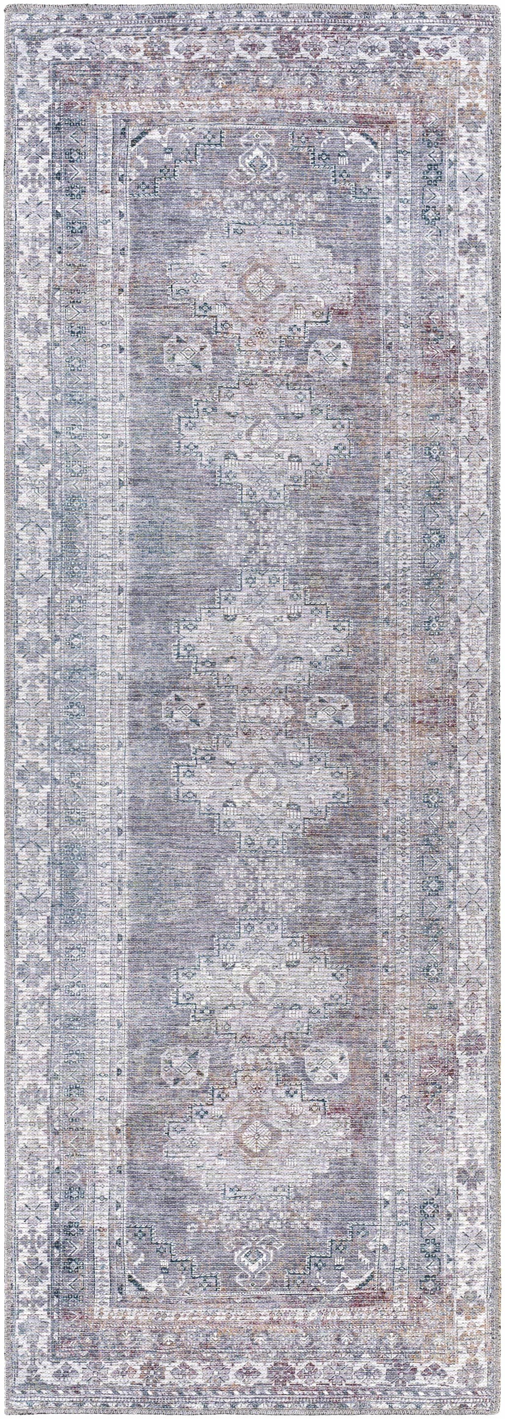 Baltinglass Brown Washable Area Rug