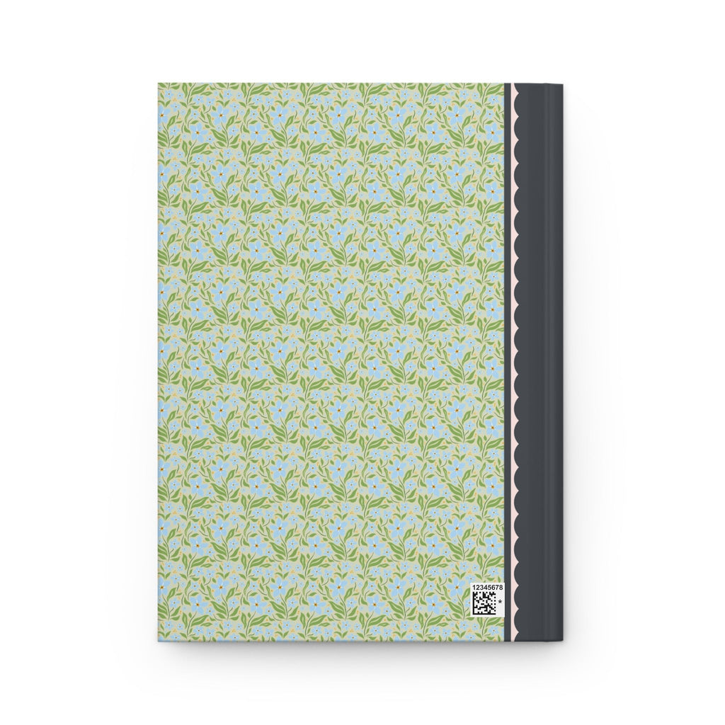 Blue + Green Floral Notebook
