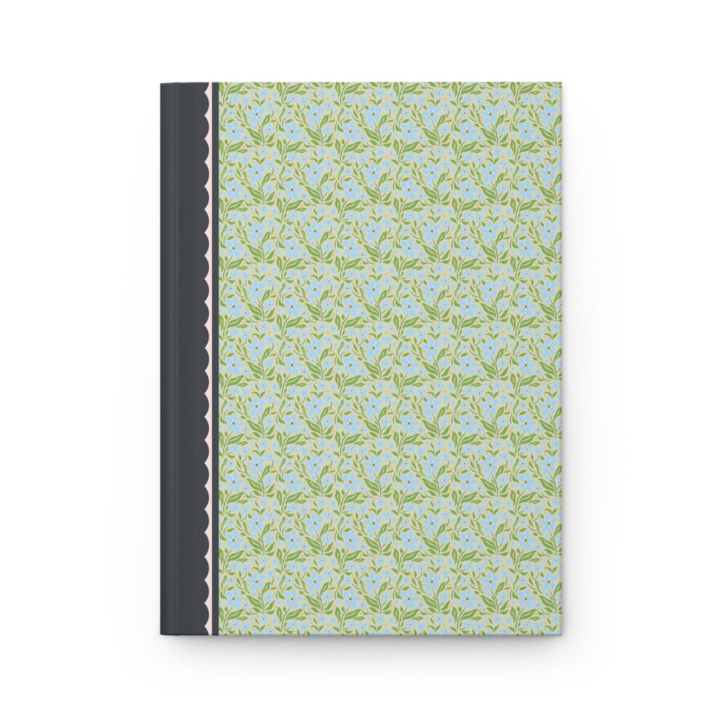 Blue + Green Floral Notebook