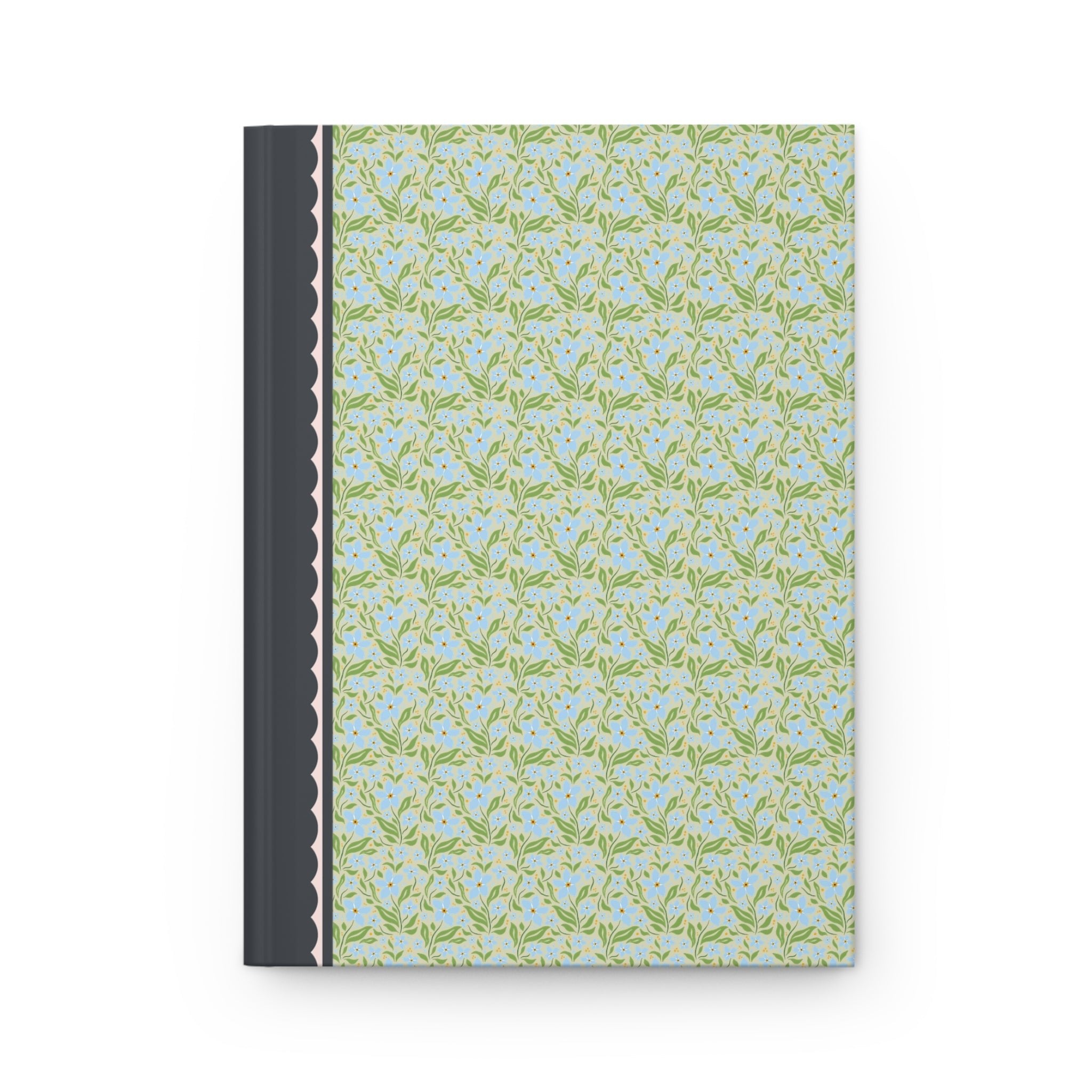 Blue + Green Floral Notebook