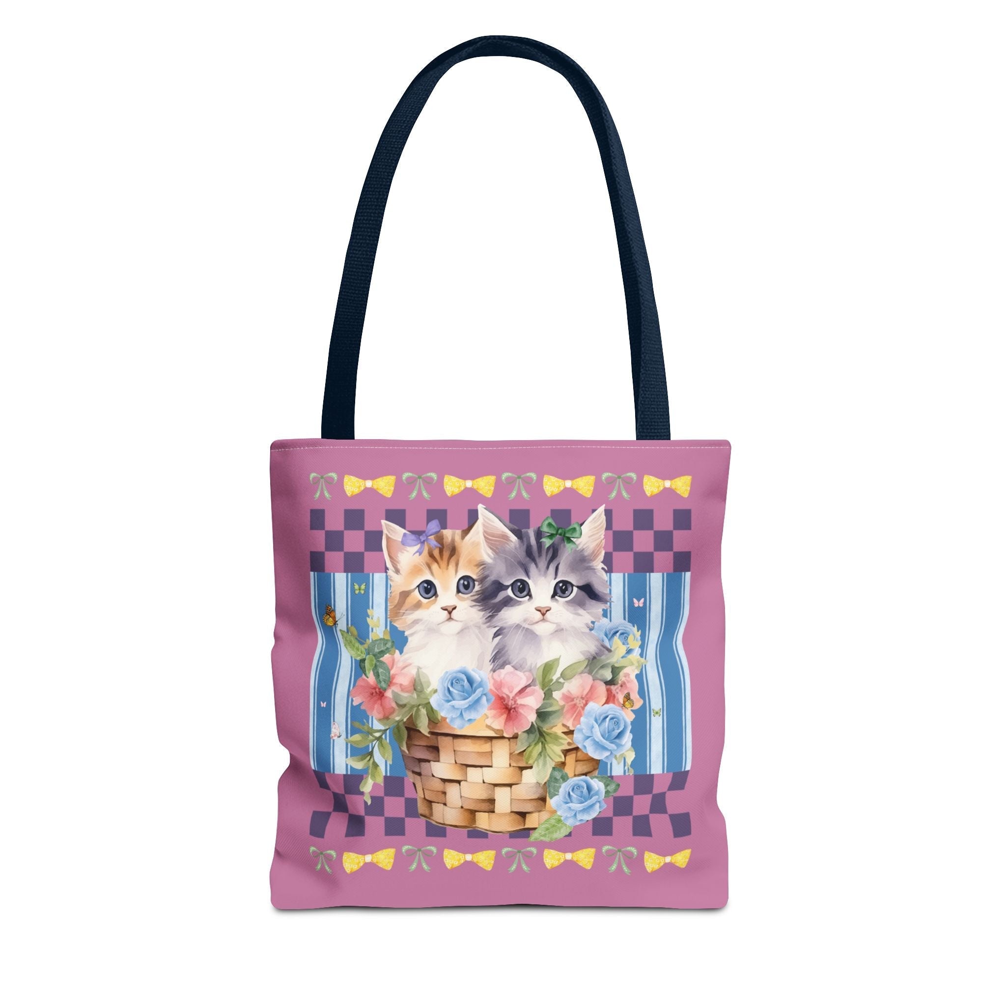 Colorful Cat Mom Tote Bag