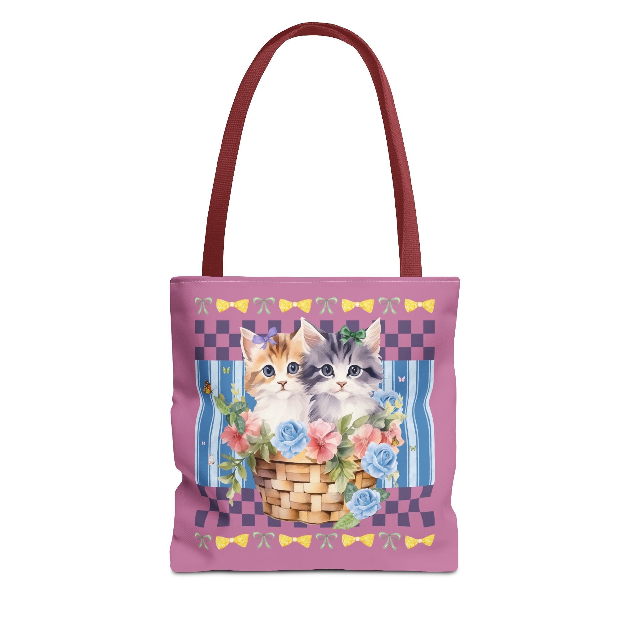 Colorful Cat Mom Tote Bag