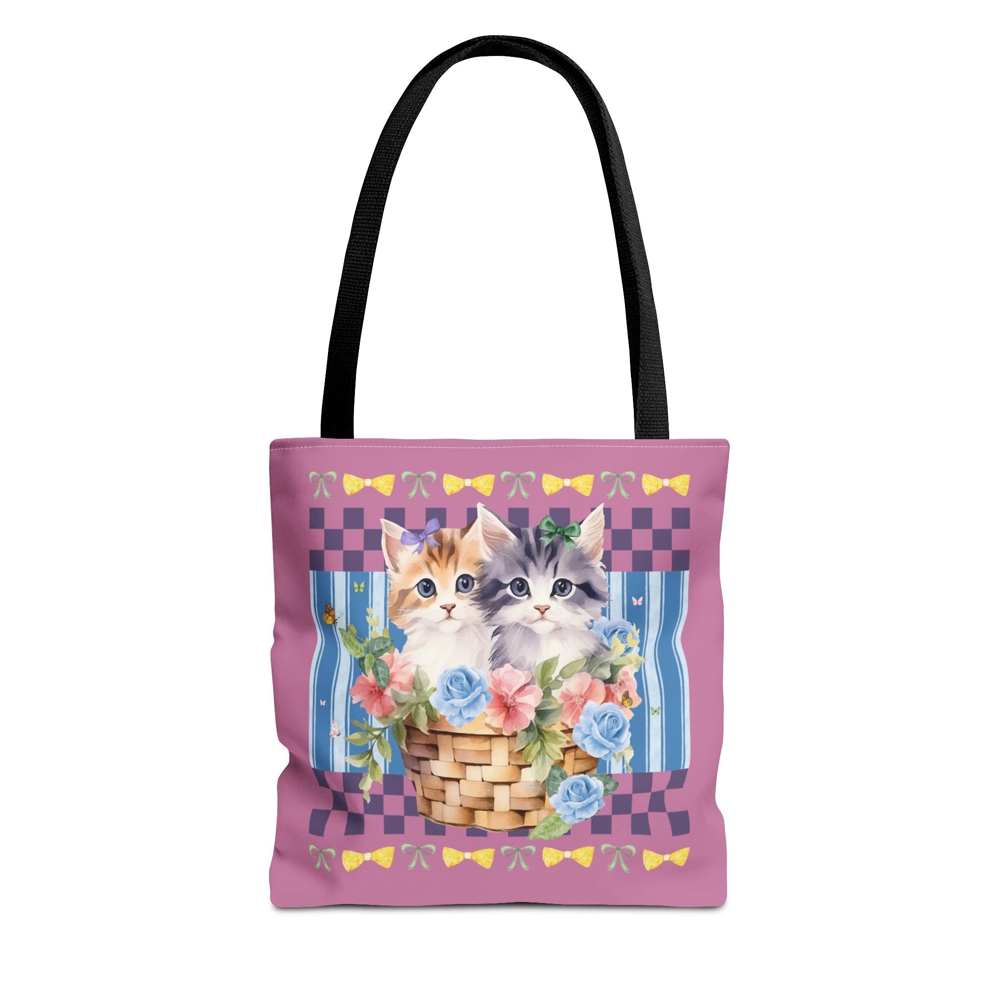 Colorful Cat Mom Tote Bag