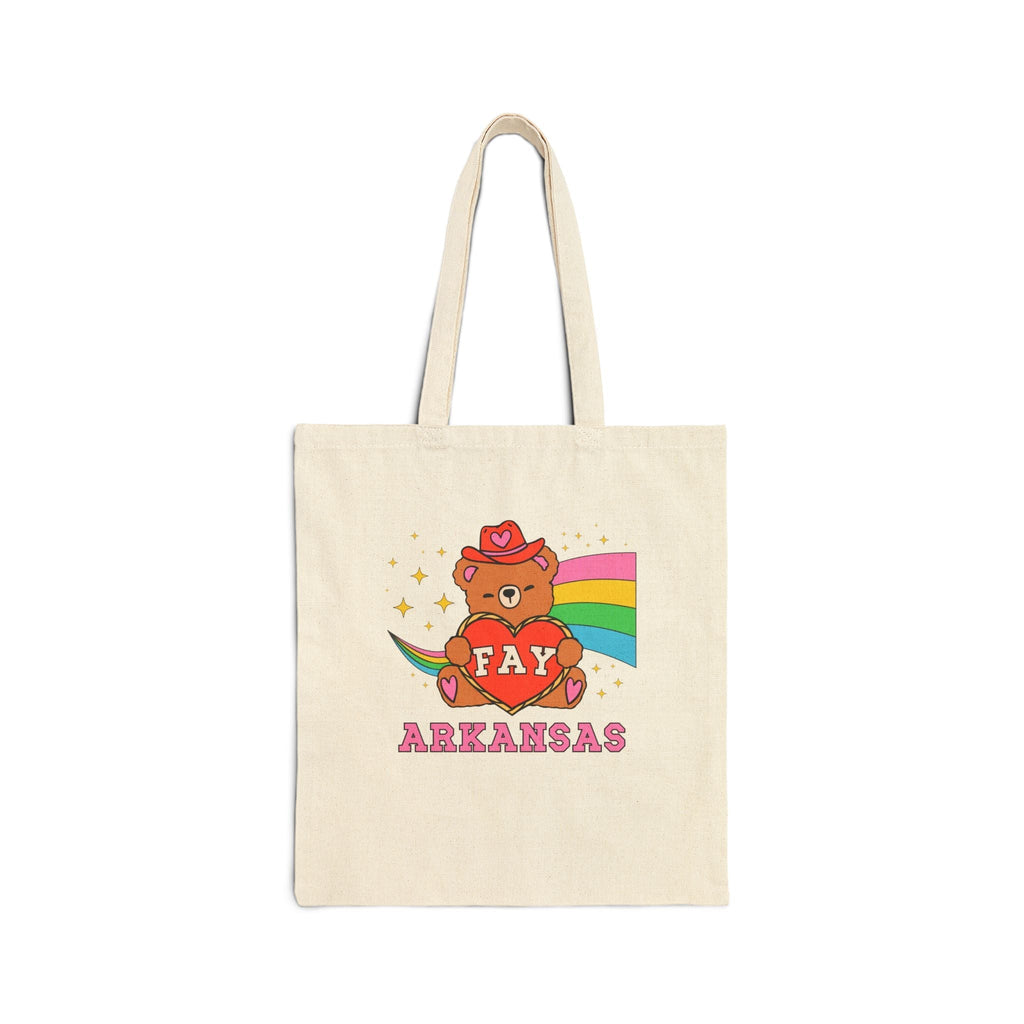 Colorful Fayetteville Arkansas Tote