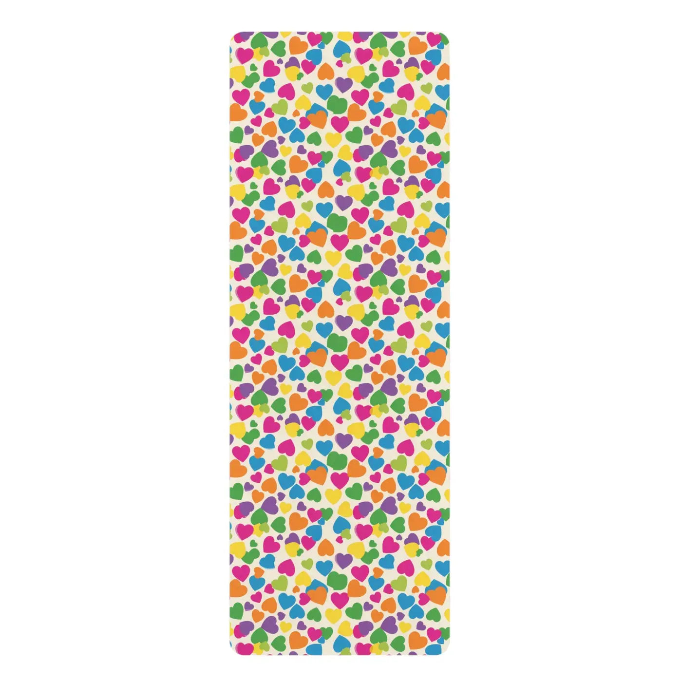 Non Slip Colorful Heart Pattern Yoga Mat - Dipaliz