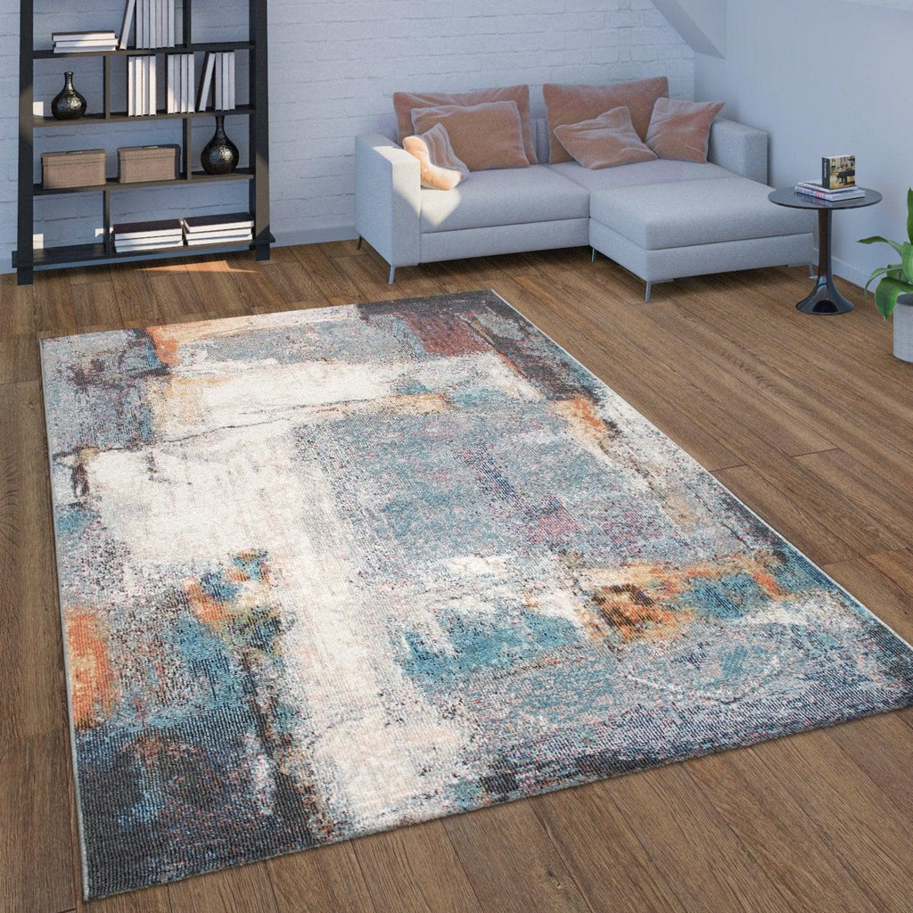 Colourful Indoor & Outdoor Rug for Balcony Industrial Look