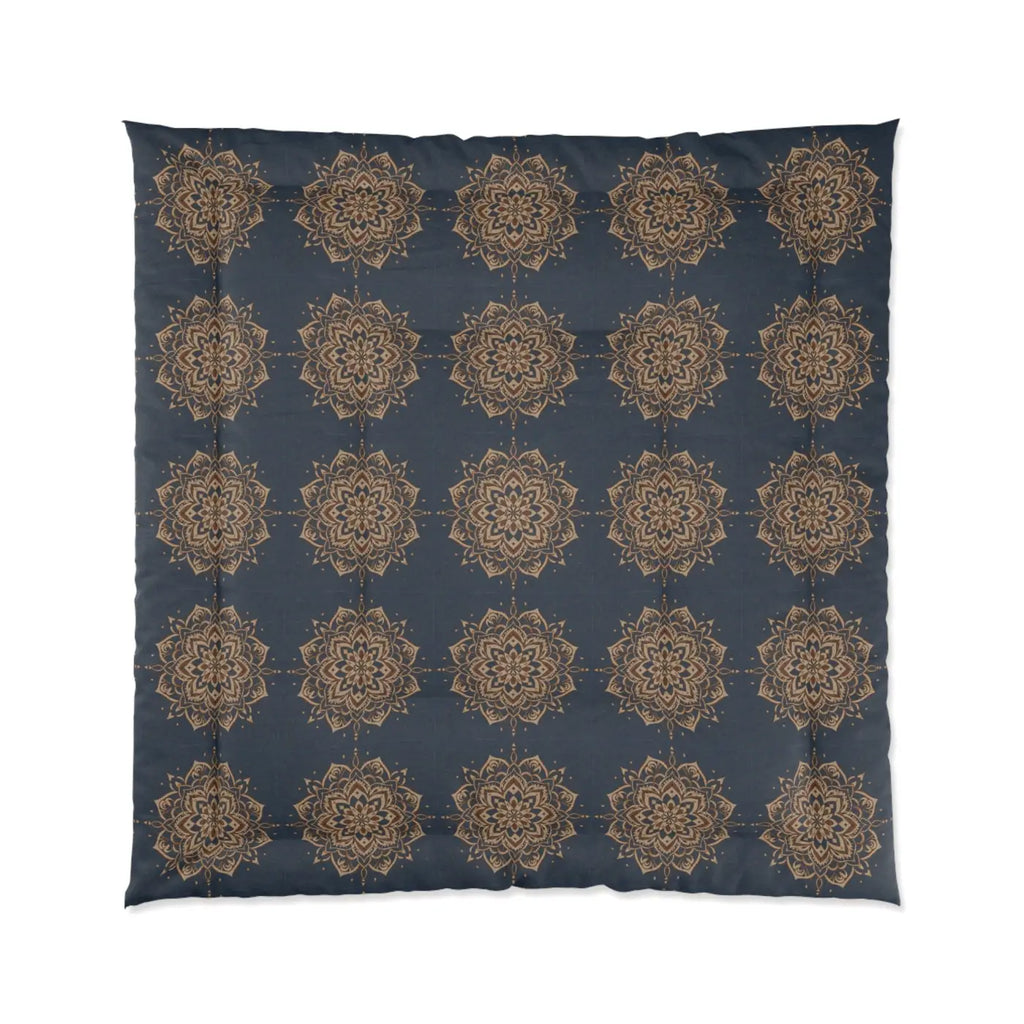 Mandal Geometric Comforter - Cozy Pattern Bedding - DipaliZ