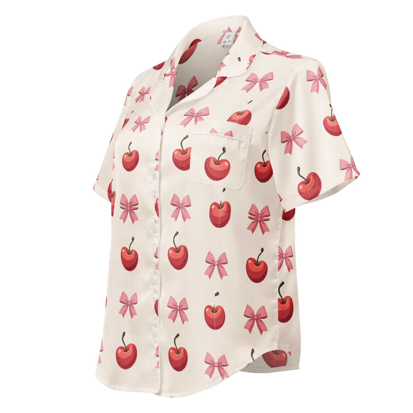 Kawaii Girl Short Sleeve Pajama - Satin Comfort Glam - DipaliZ