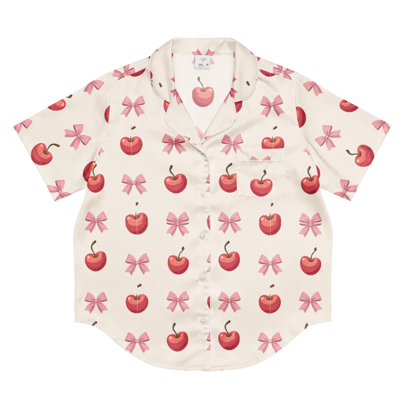 Kawaii Girl Short Sleeve Pajama - Satin Comfort Glam - DipaliZ