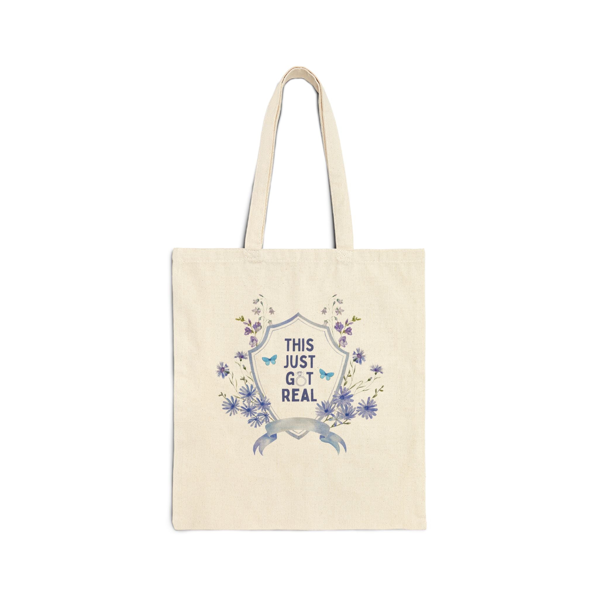 Cottagecore Bridal Tote Bag