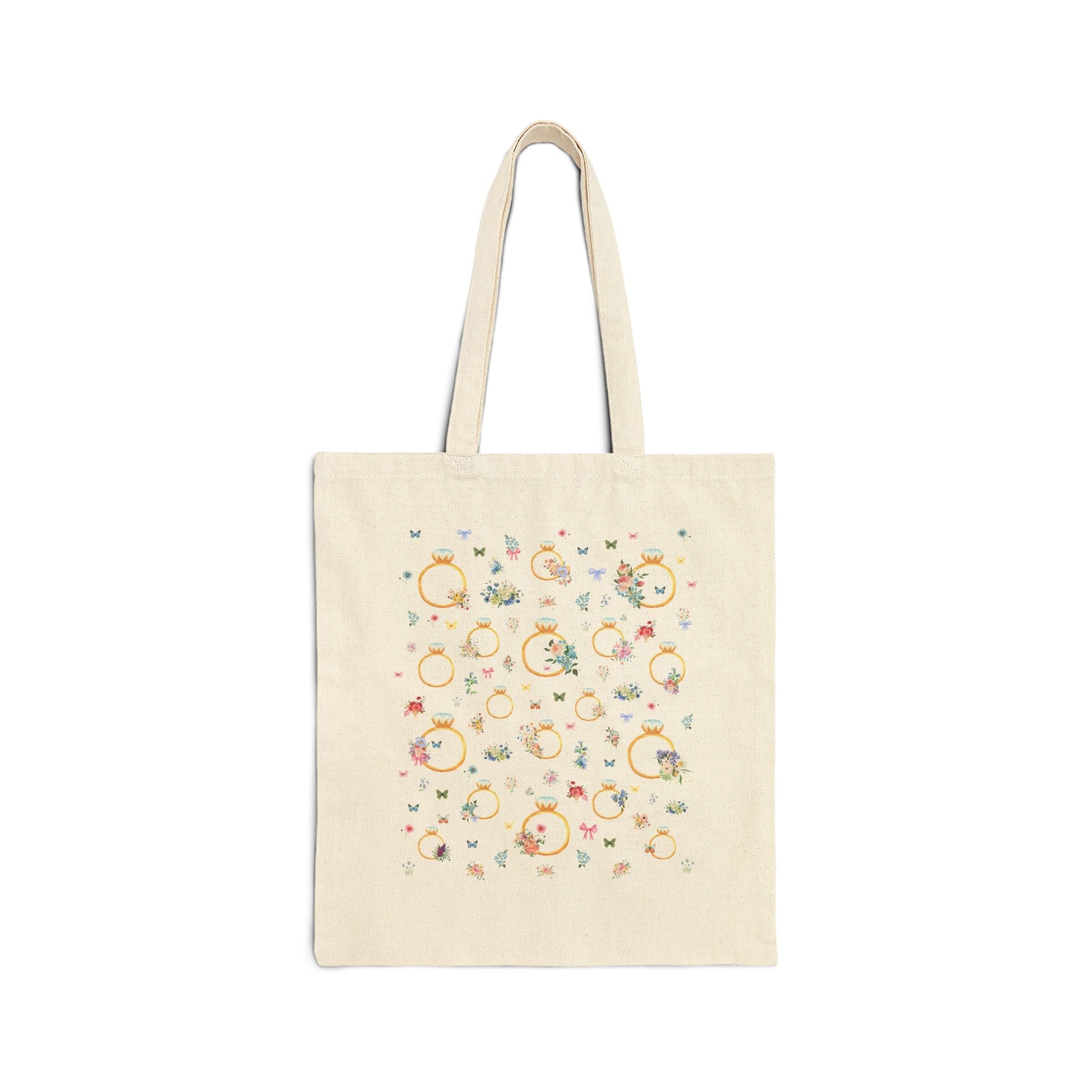 Cottagecore Bridal Tote Bag