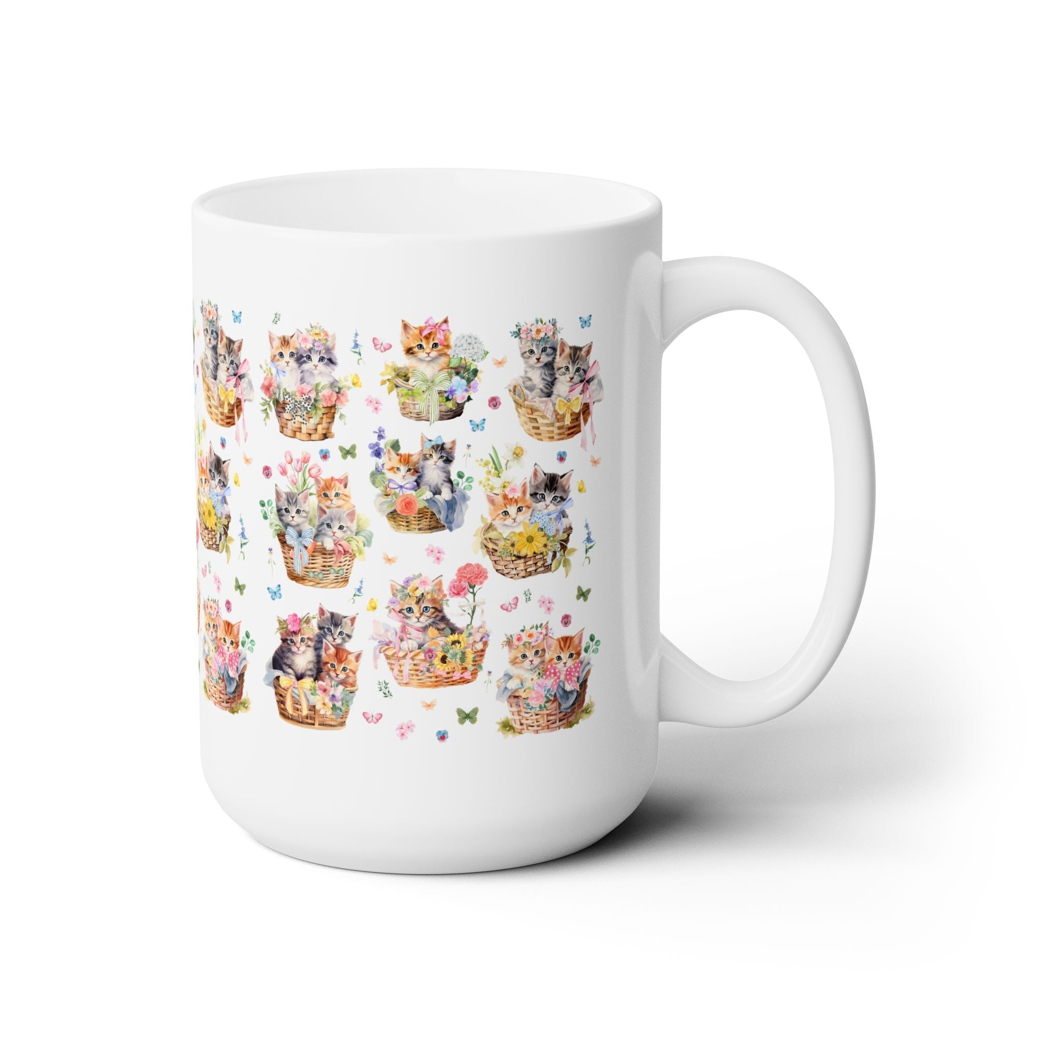 Cottagecore Kitten Coffee Mug