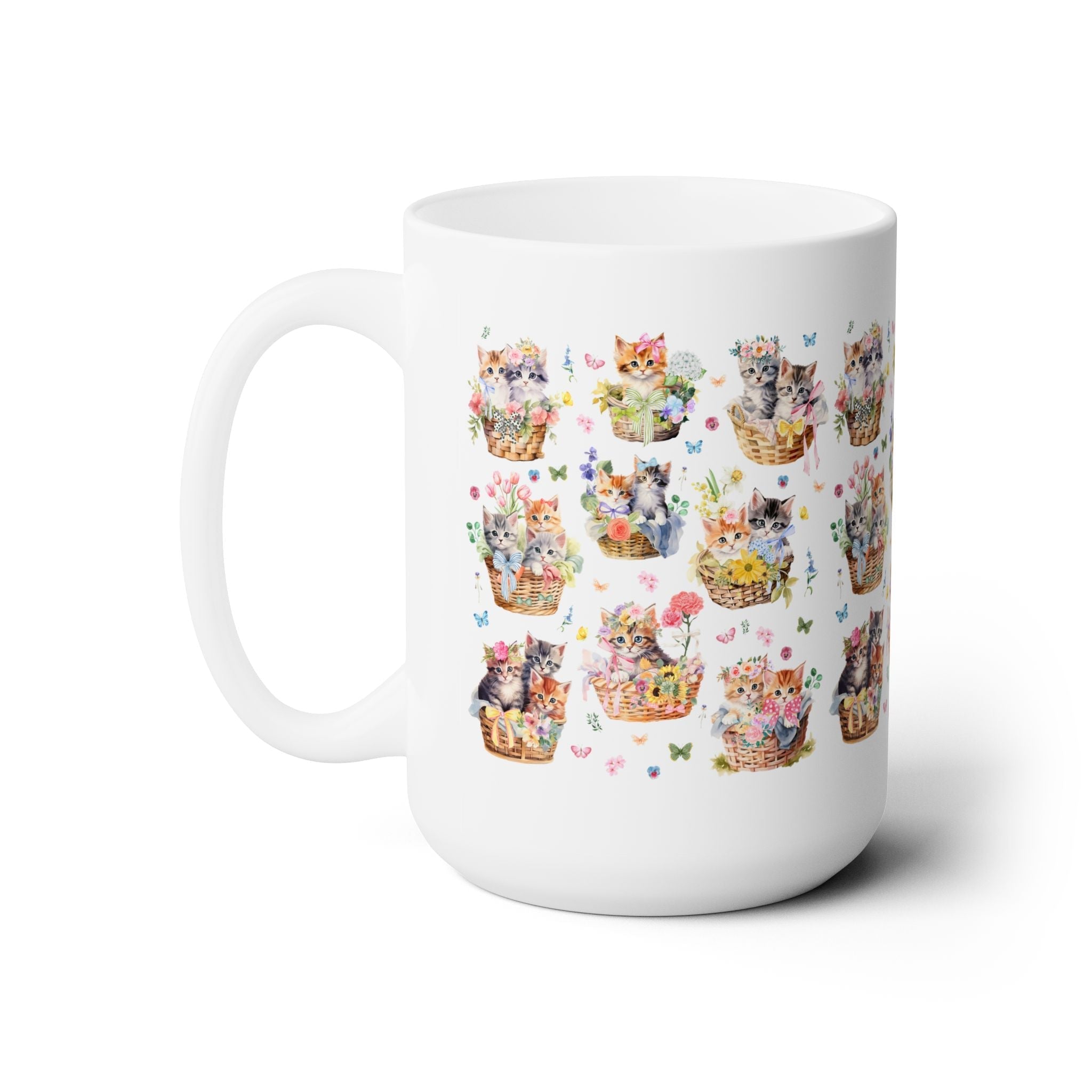 Cottagecore Kitten Coffee Mug