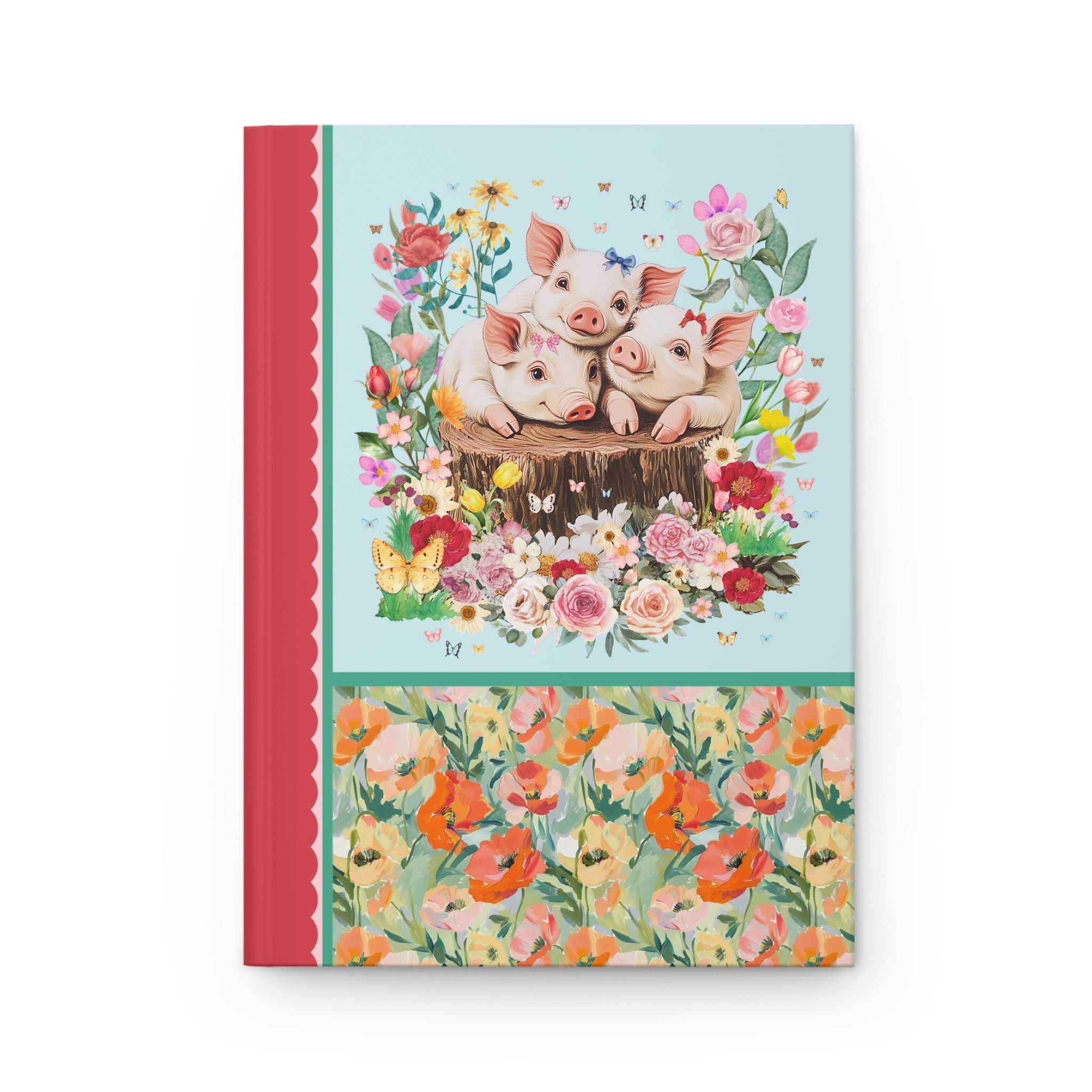 Cottagecore Pig Notebook