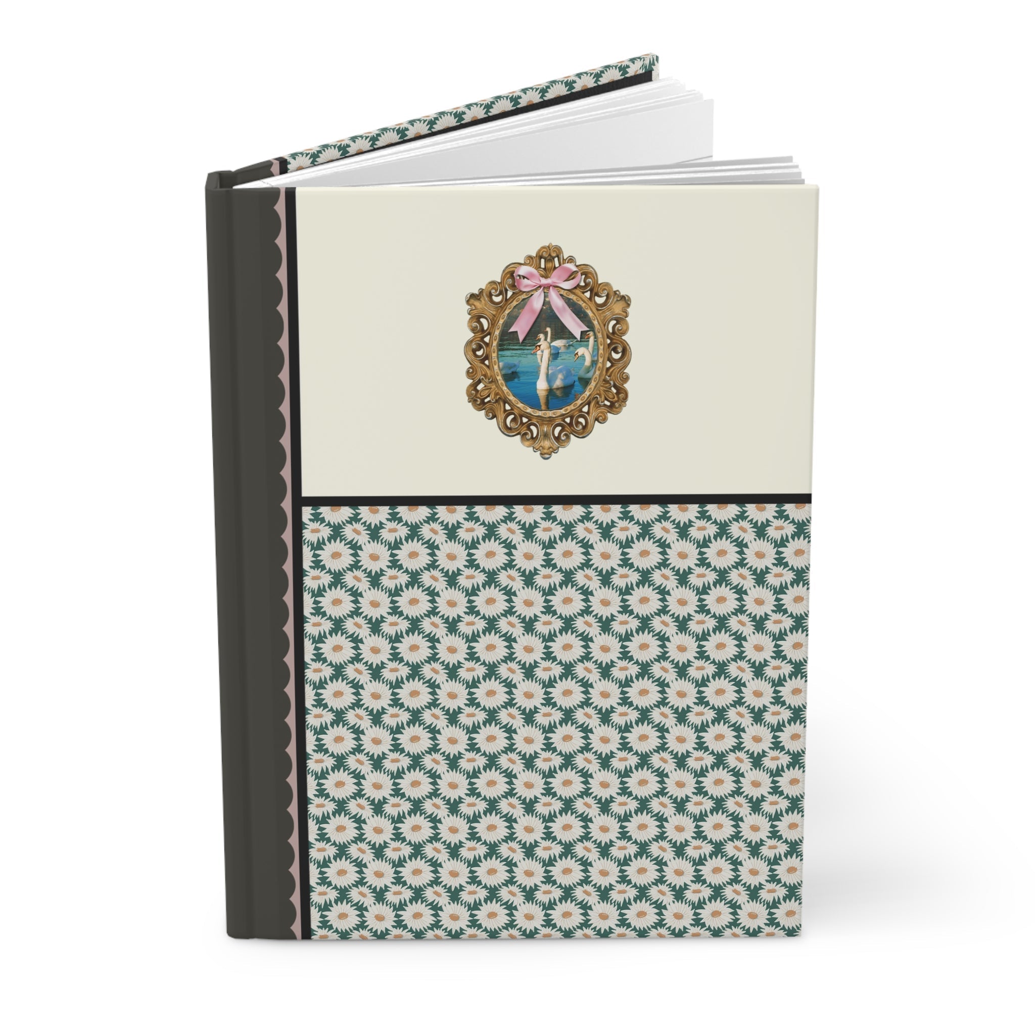 Cottagecore Swan Notebook