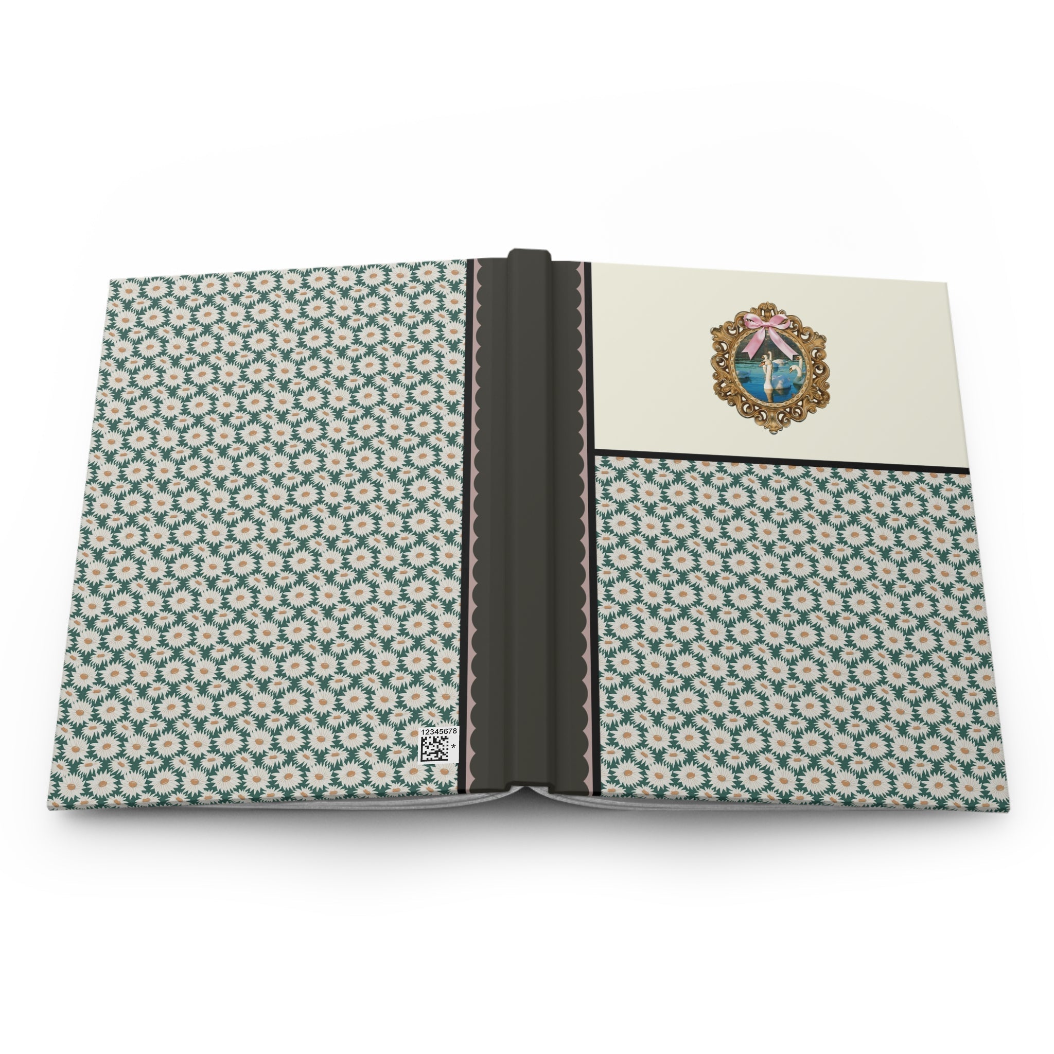 Cottagecore Swan Notebook