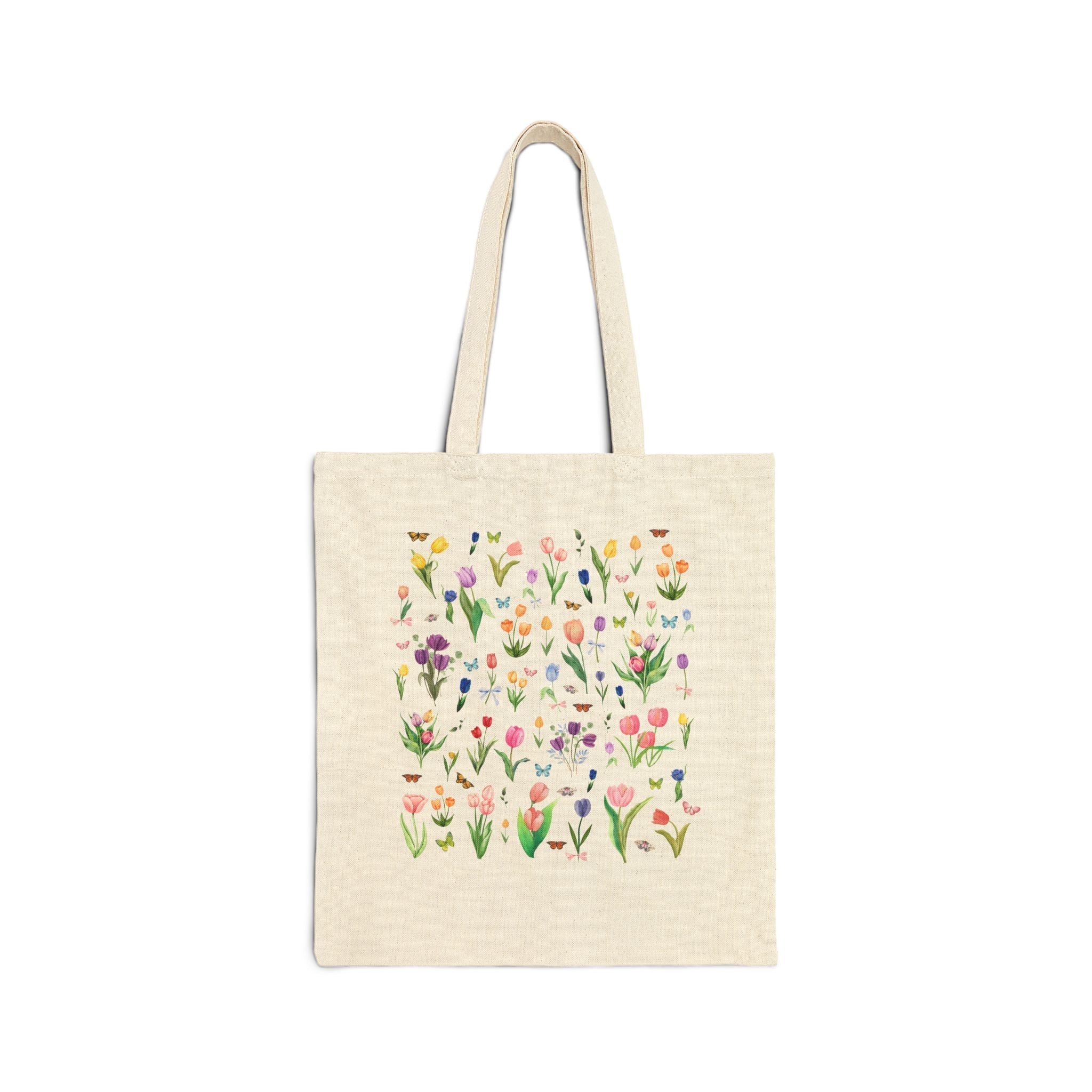 Cottagecore Tulip Tote Bag