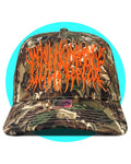 Country Death Metal Camo Snapback Embroidered Trucker Hat