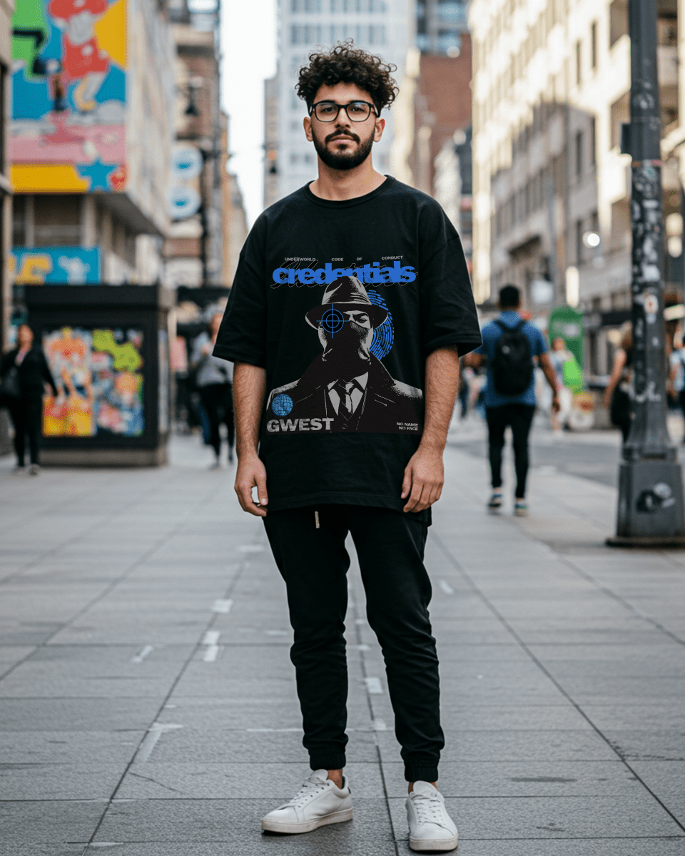 G West Credentials Oversized Men's T-Shirt