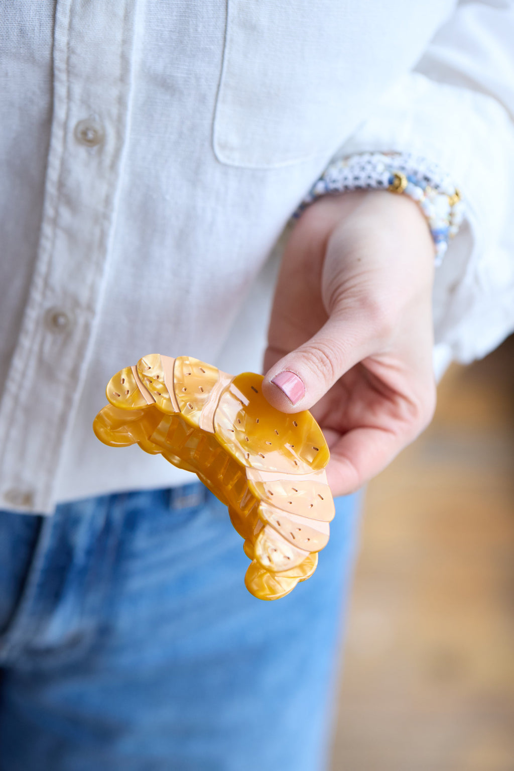 le croissant hair clip