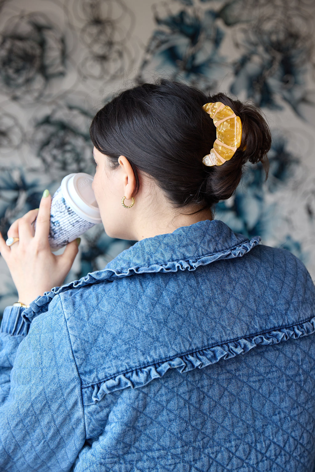 le croissant hair clip