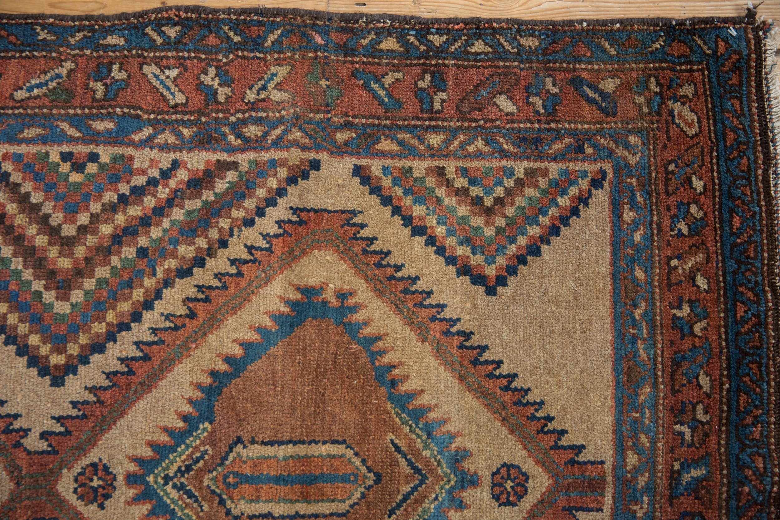 3x6 Antique Camel Hair Serab Rug Runner