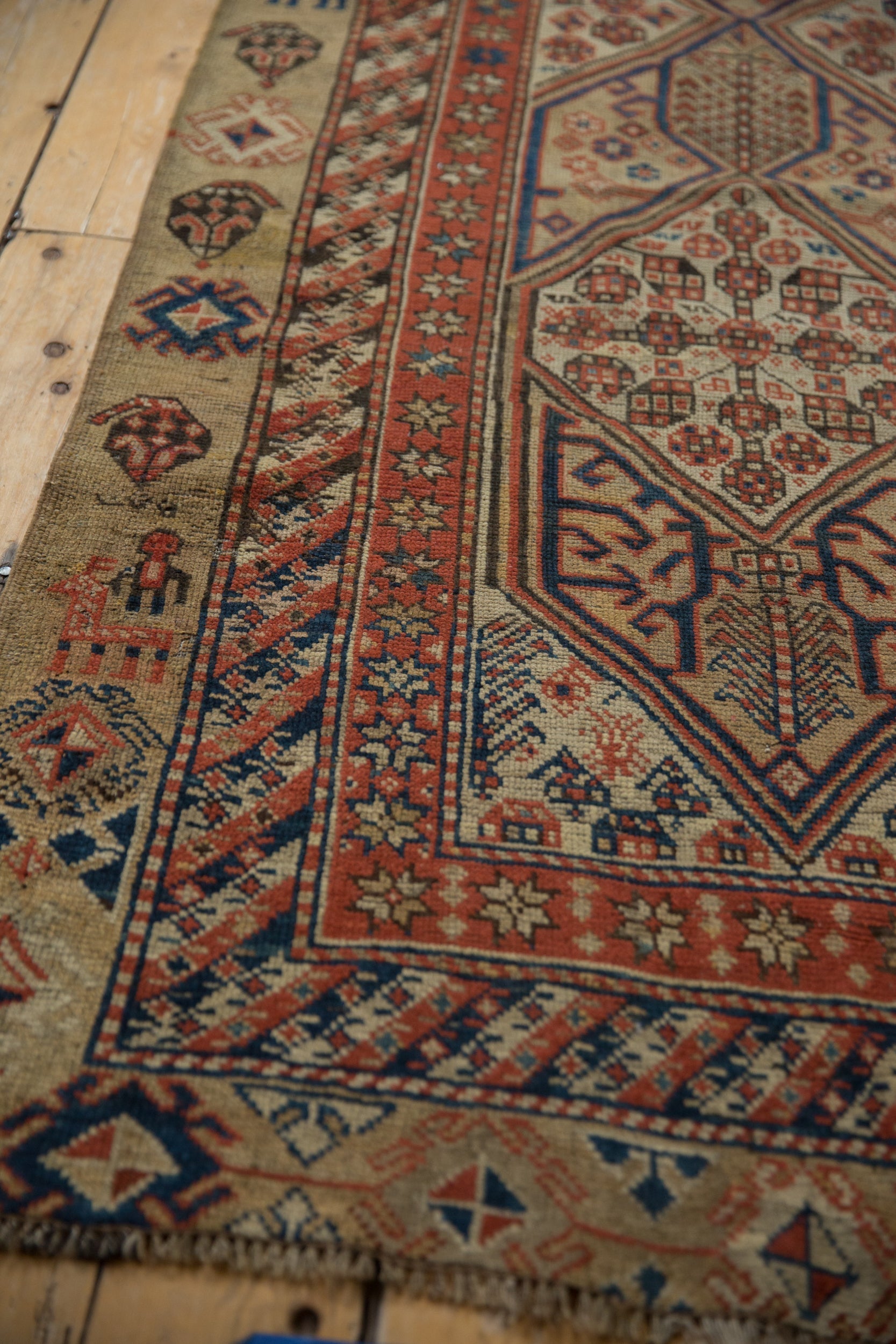 3.5x9.5 Antique Serab Rug Runner