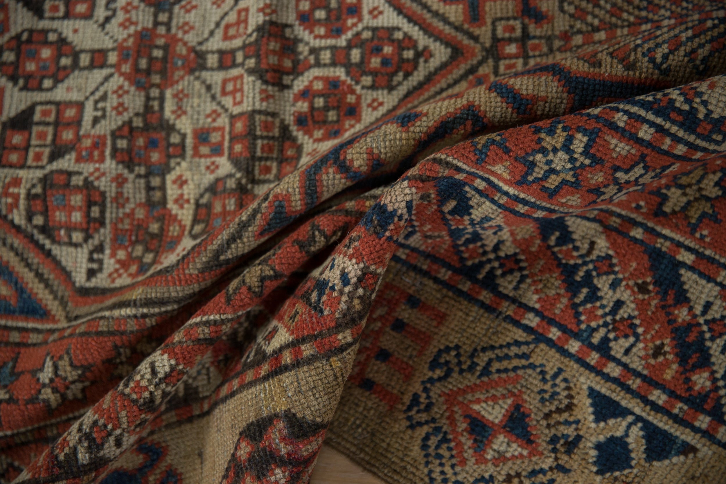 3.5x9.5 Antique Serab Rug Runner