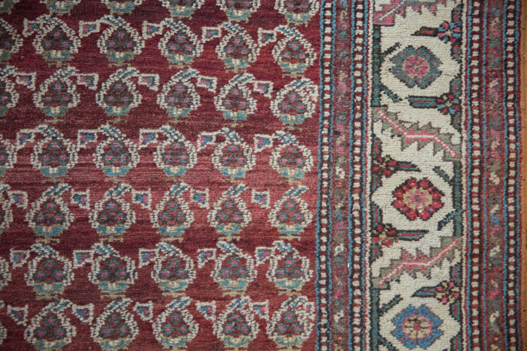 3.5x12 Vintage Hamadan Rug Runner