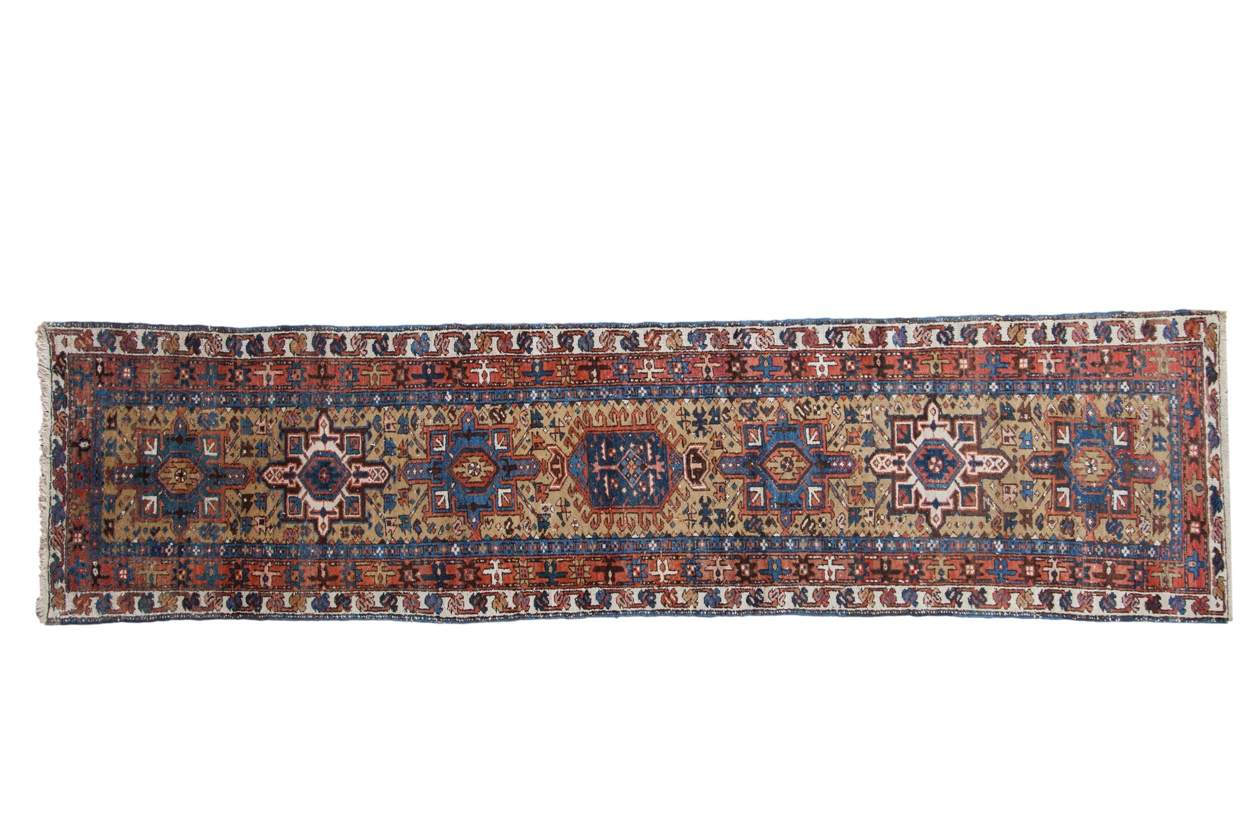 3x10.5 Vintage Karaja Rug Runner