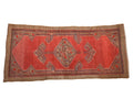 4x8 Vintage Camel Hair Serab Rug Runner