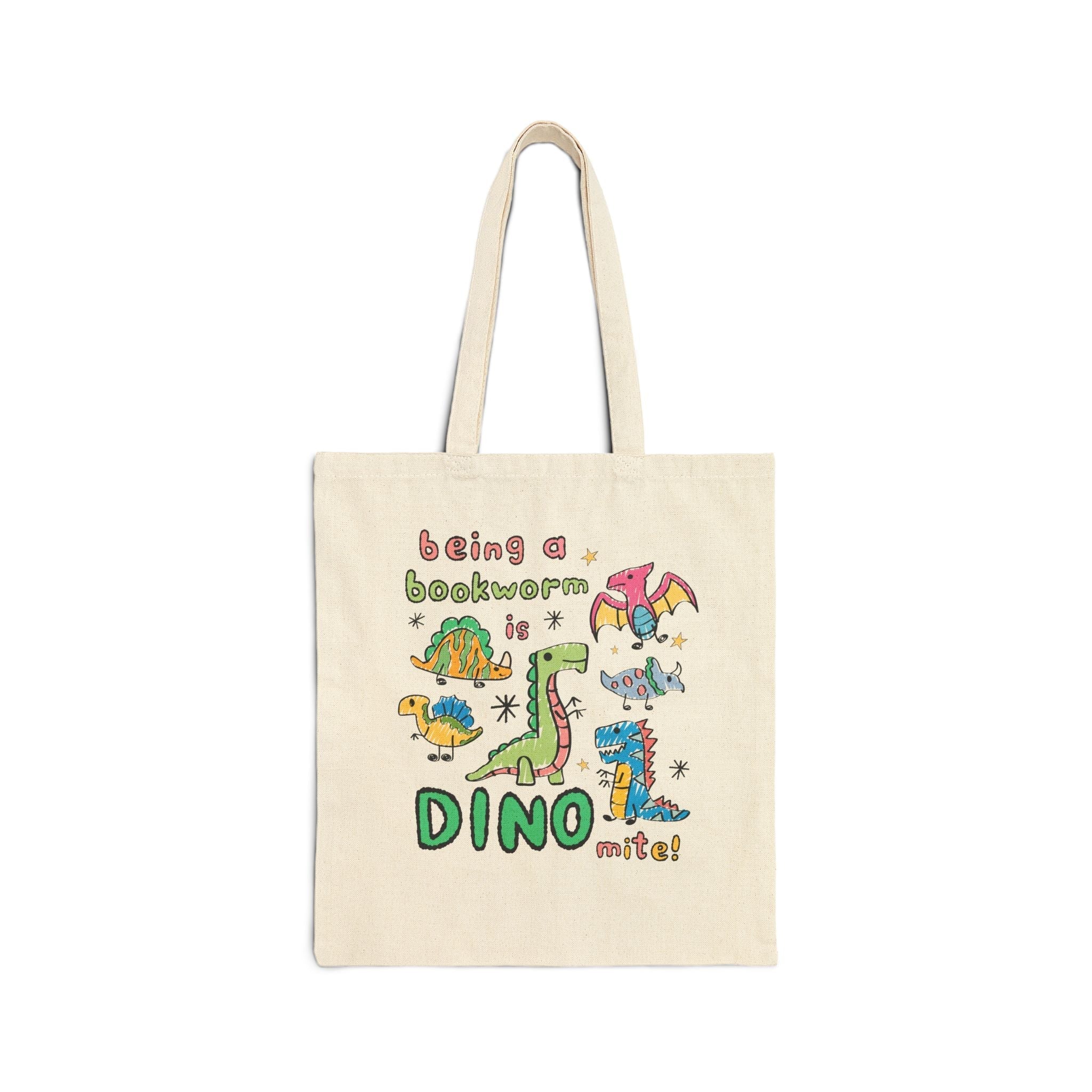 Cute Bookworm Tote Bag