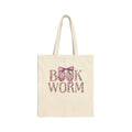 Cute Bookworm Tote Bag