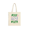 Cute Bookworm Tote Bag