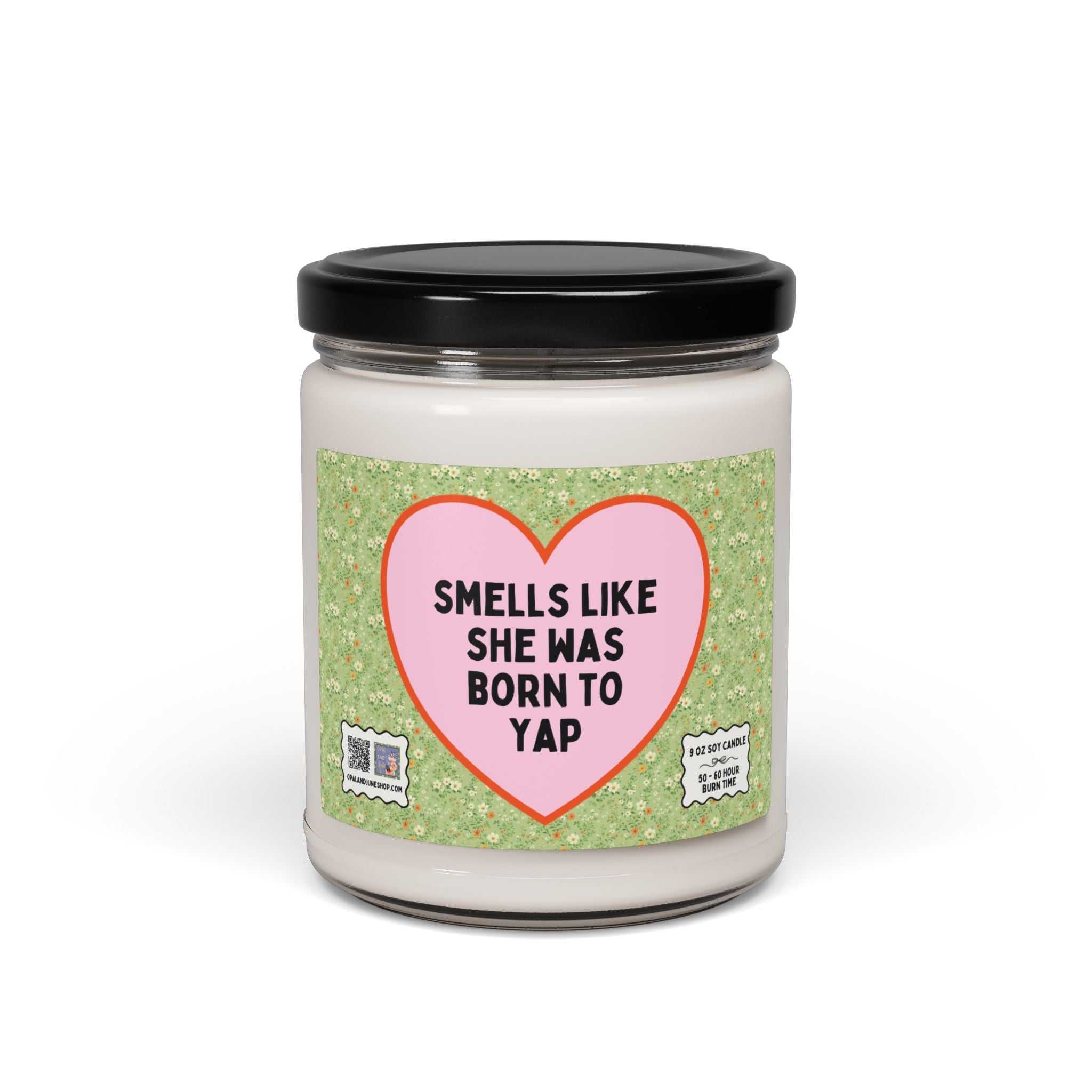 Cute Born to Yap Candle