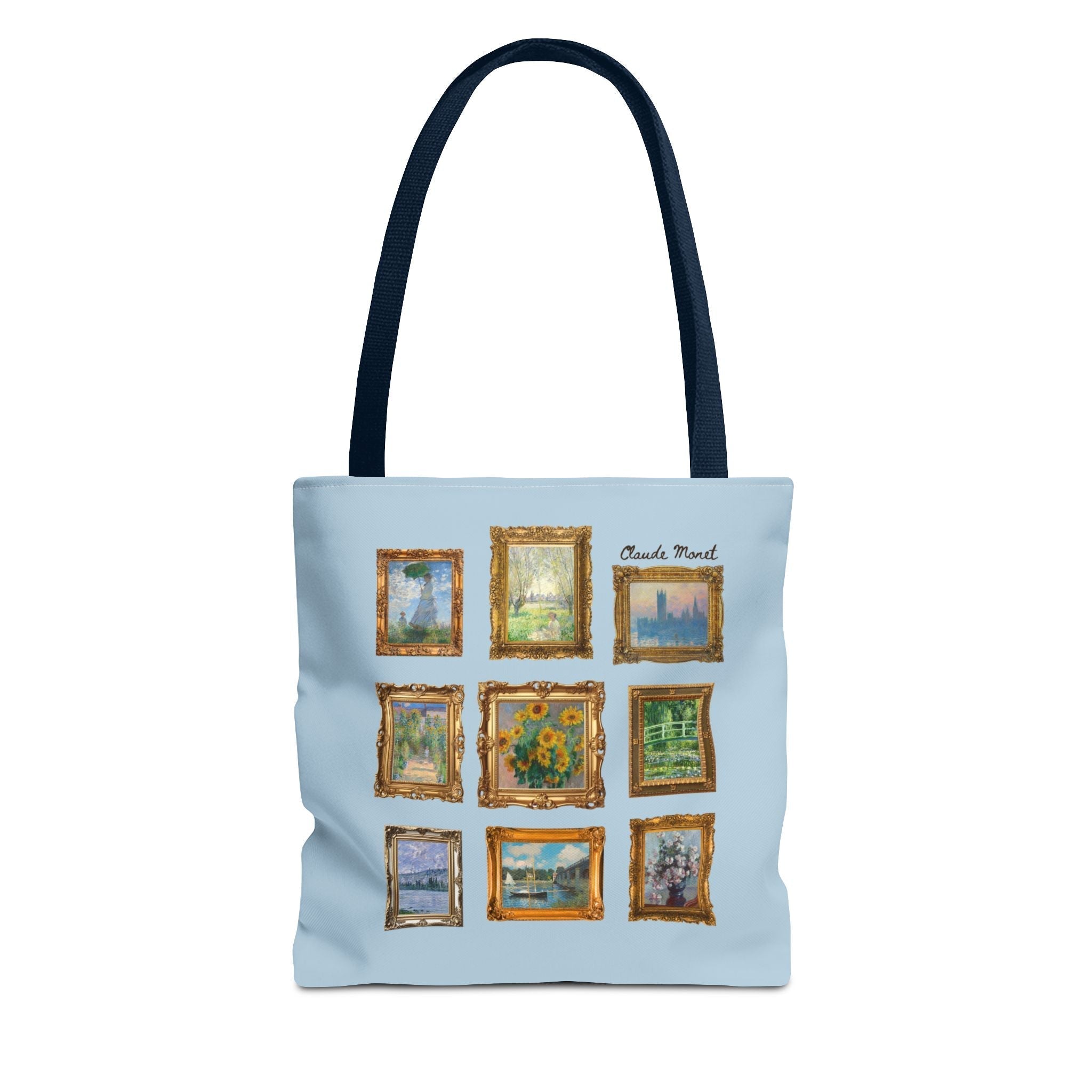 Cute Claude Monet Tote Bag for Art Historian or Friend Who Loves Art