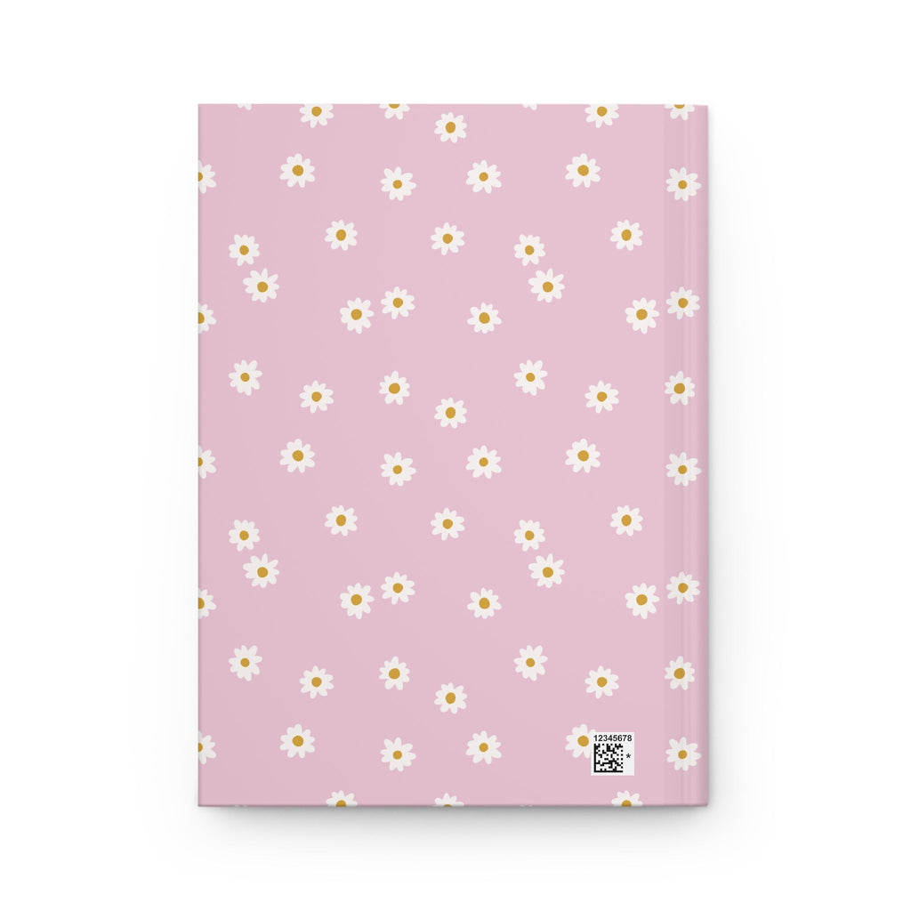 Cute Daisy Notebook for School or Work Meetings: Pastel Flower Hardcover Journal