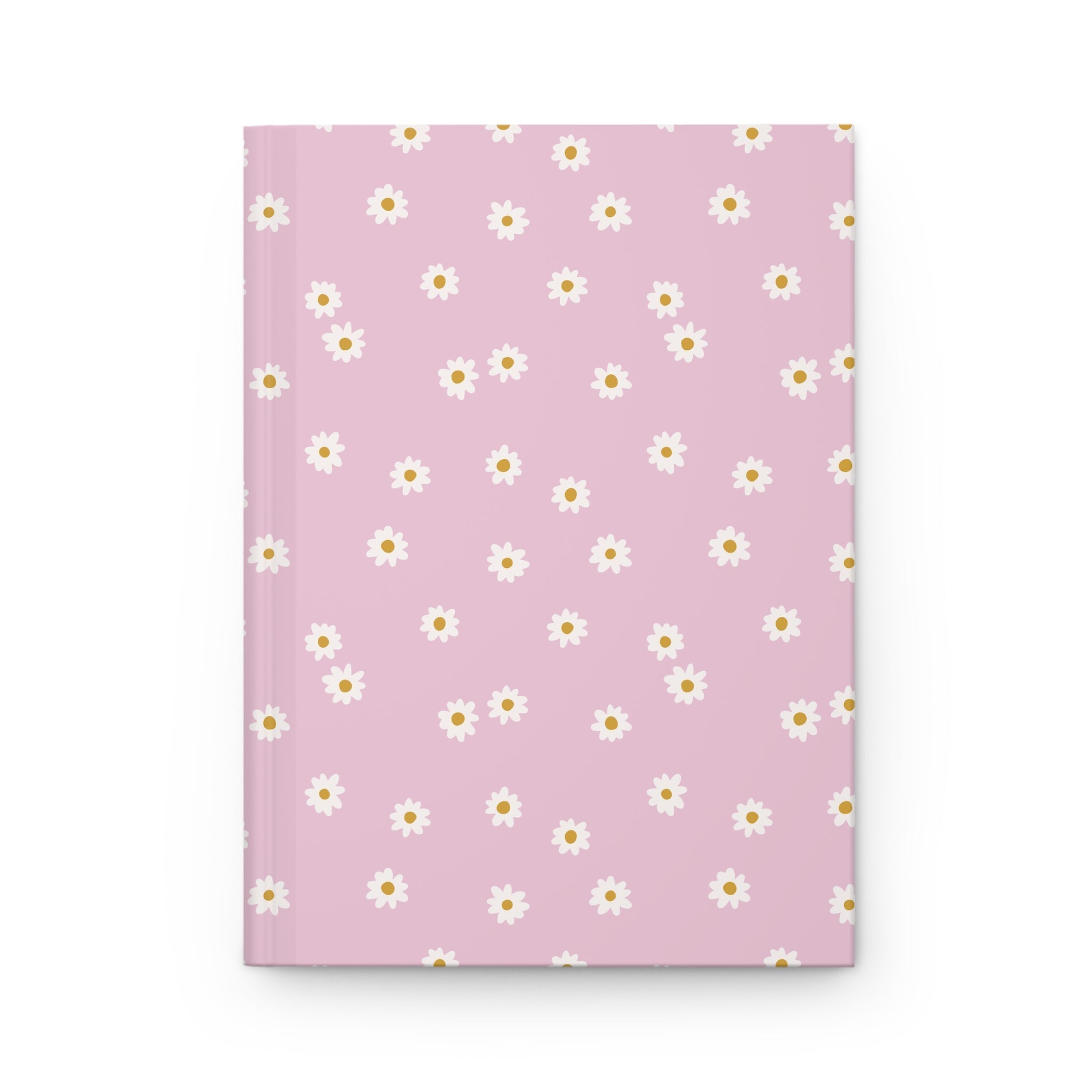 Cute Daisy Notebook for School or Work Meetings: Pastel Flower Hardcover Journal