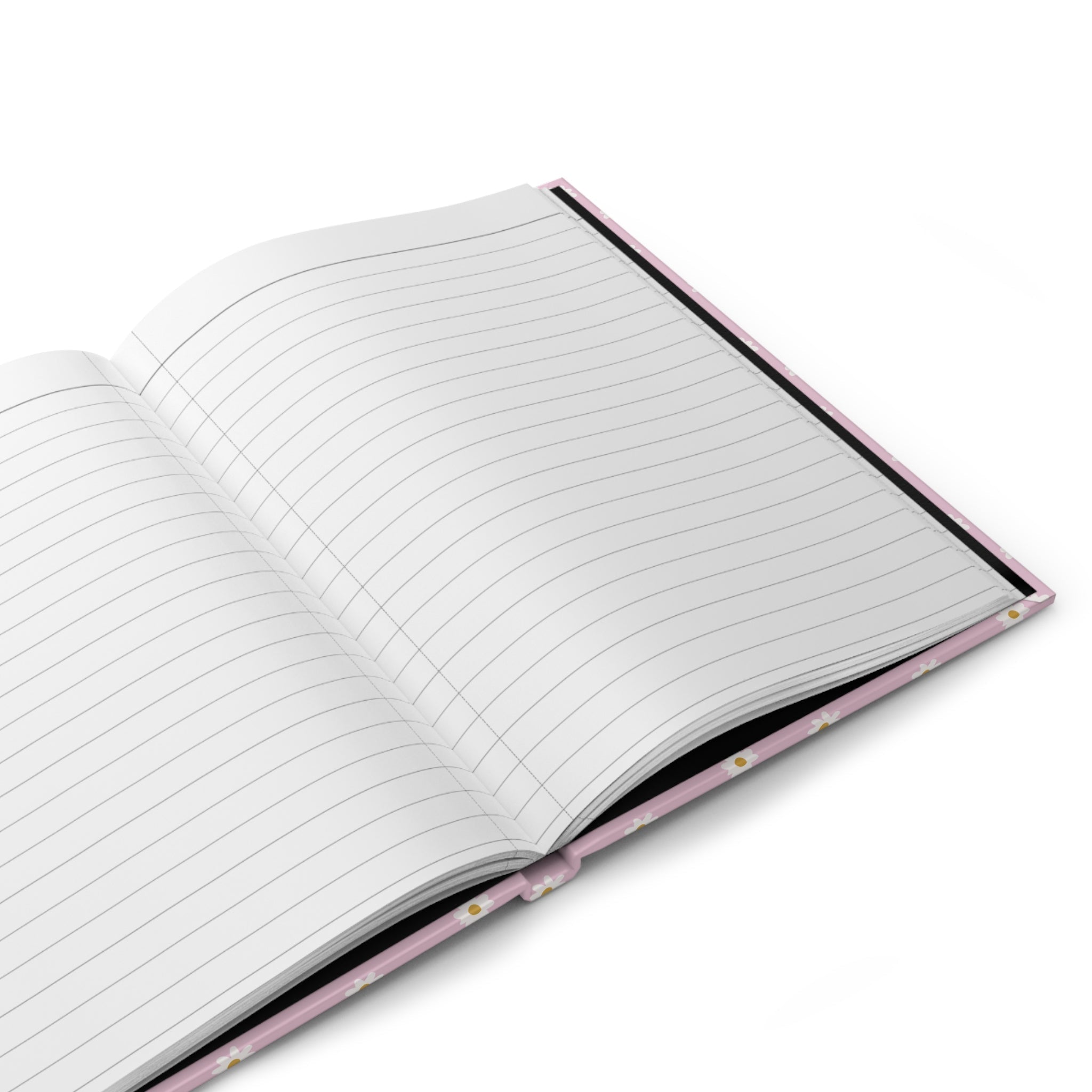 Cute Daisy Notebook for School or Work Meetings: Pastel Flower Hardcover Journal
