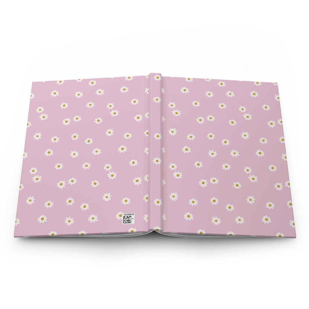 Cute Daisy Notebook for School or Work Meetings: Pastel Flower Hardcover Journal