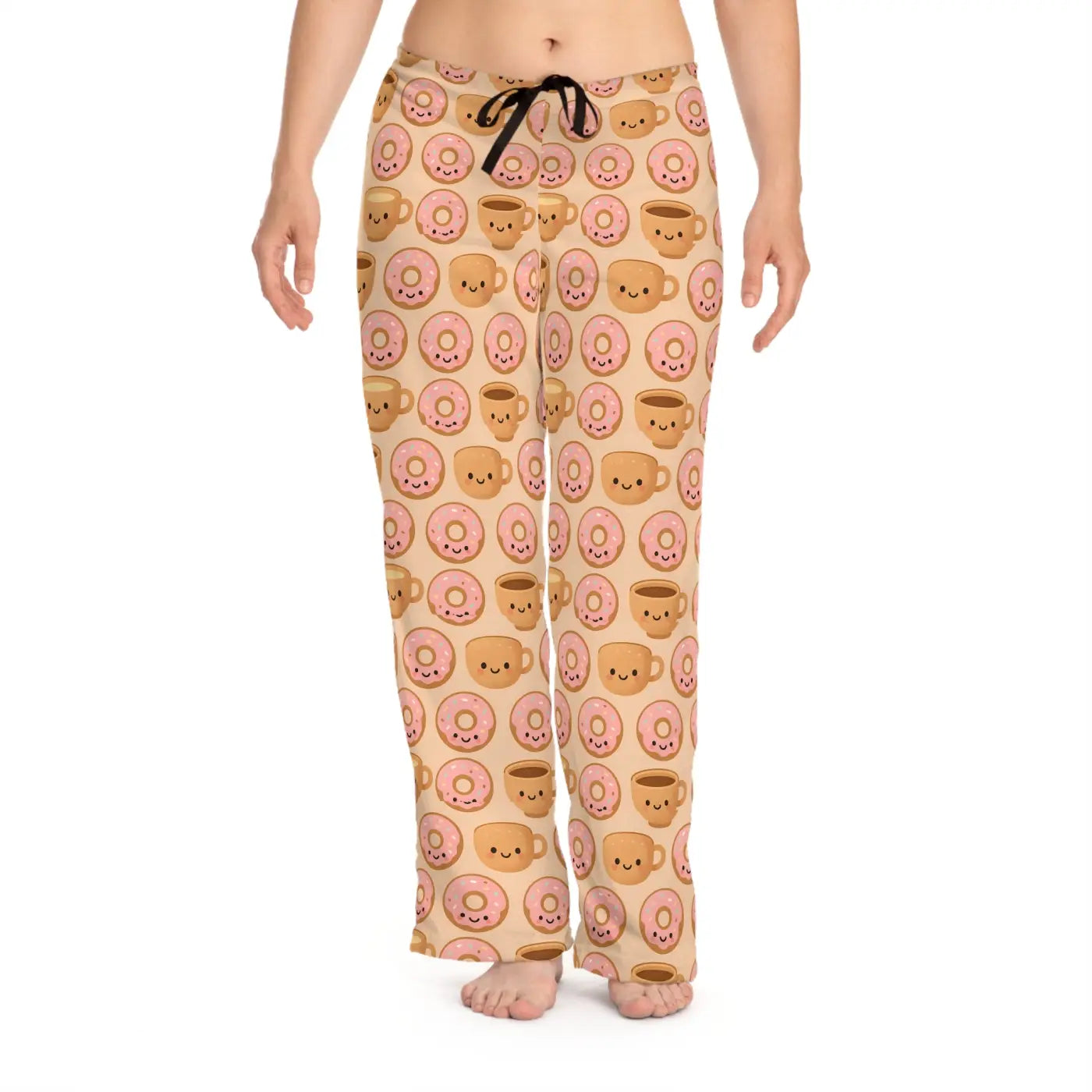 Donut Print Women's Pajama - Lightweight Fabric - DipaliZ