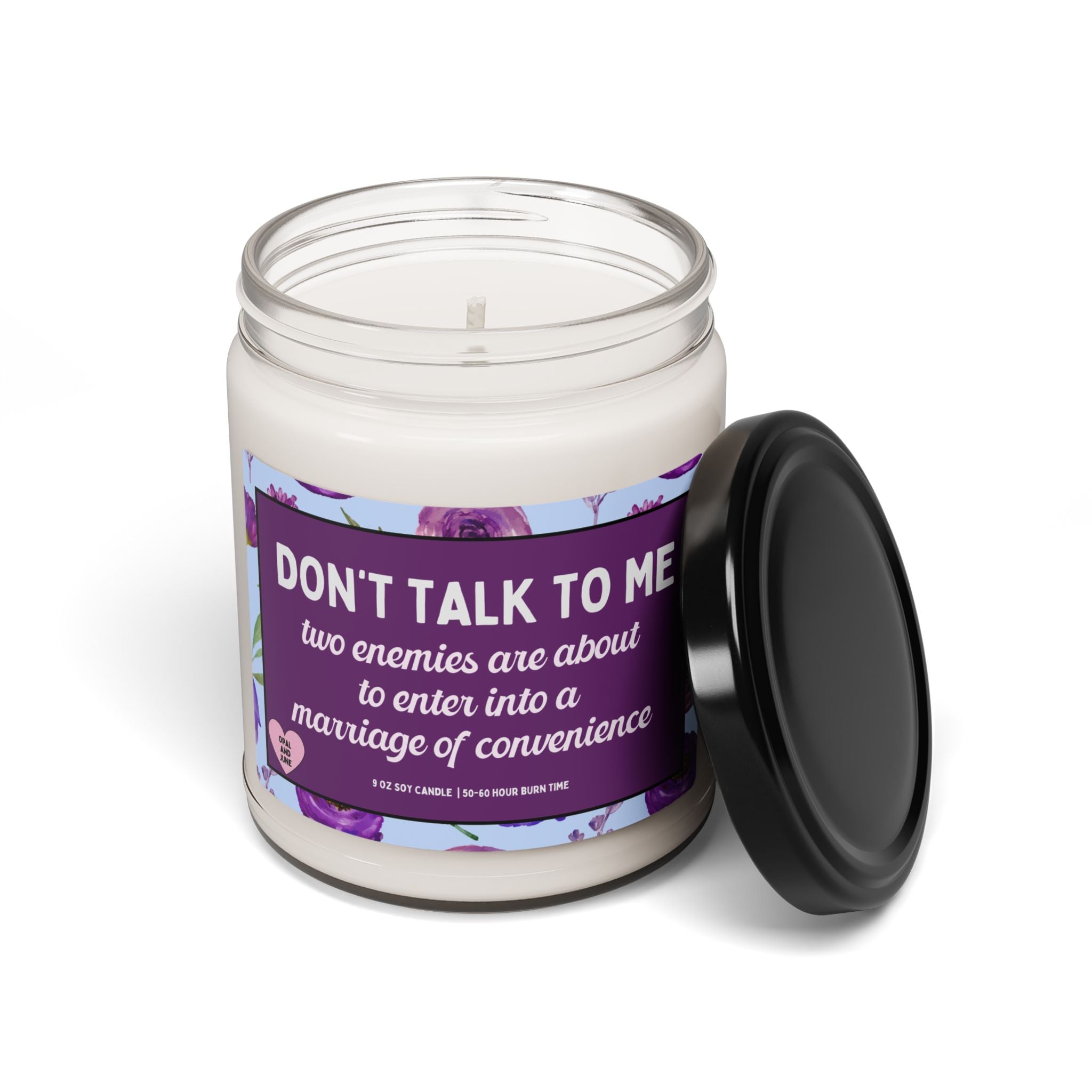 Enemies to Lovers Bookish Candle