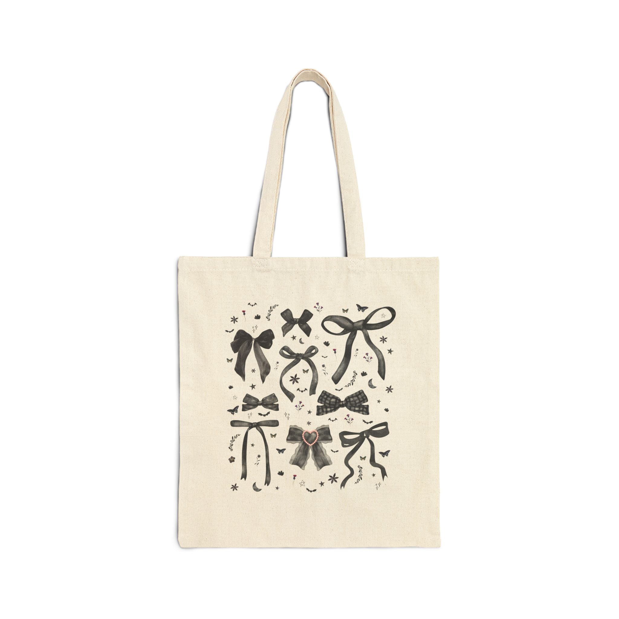 Cute Gothic Bow Tote Bag